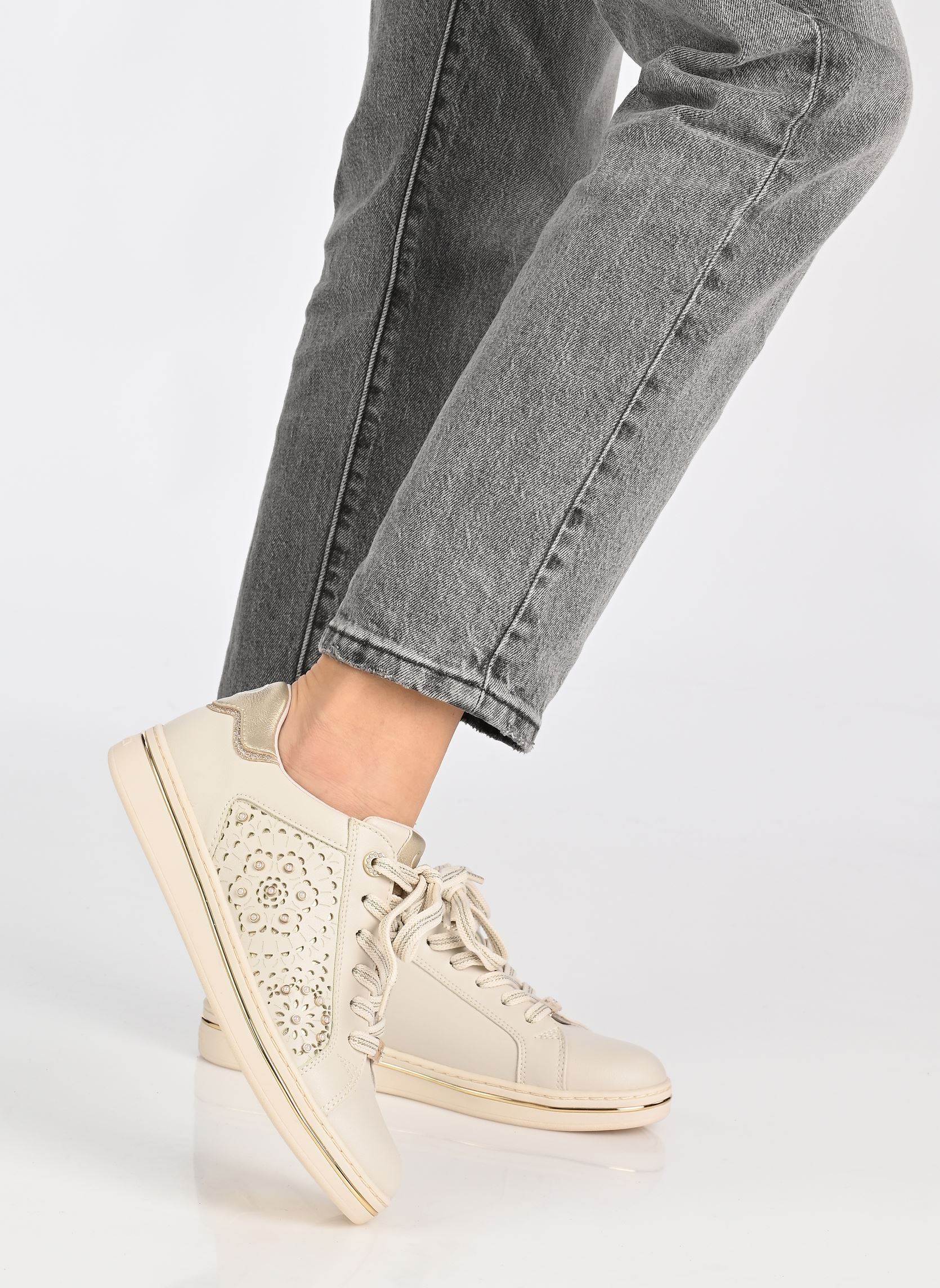 Niedrige Sneaker 23771-46 damen beige Marco Tozzi Niedrige Sneaker 23771-46 damen beige CREAM COMB