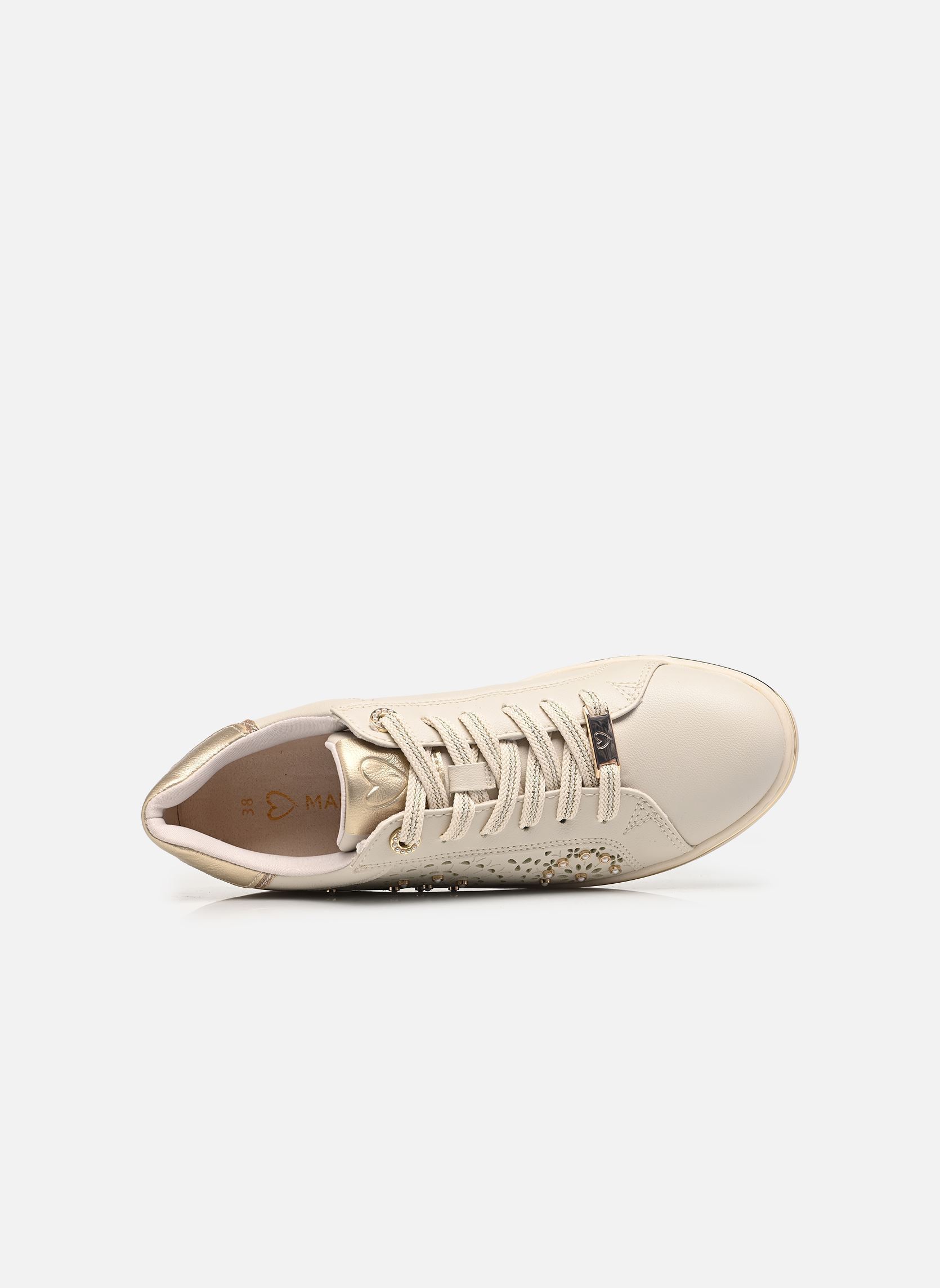 Niedrige Sneaker 23771-46 damen beige Marco Tozzi Niedrige Sneaker 23771-46 damen beige CREAM COMB