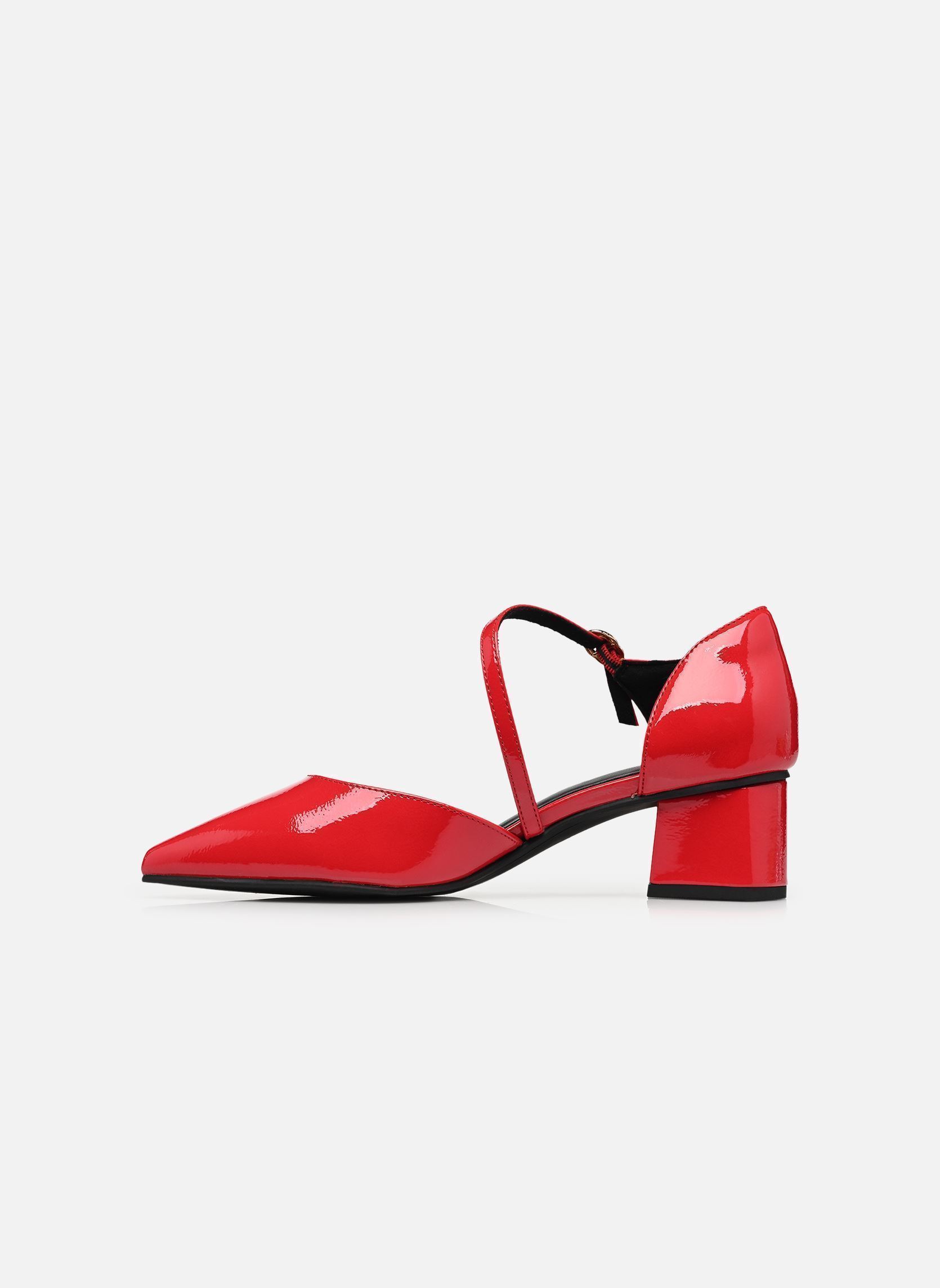 Slingback pumps 24406-46 dames rood Marco Tozzi Slingback pumps 24406-46 dames rood RED PATENT