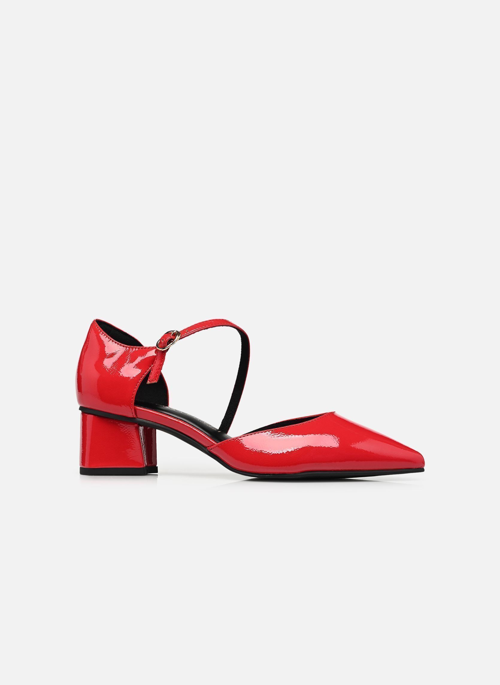 Slingback pumps 24406-46 dames rood Marco Tozzi Slingback pumps 24406-46 dames rood RED PATENT
