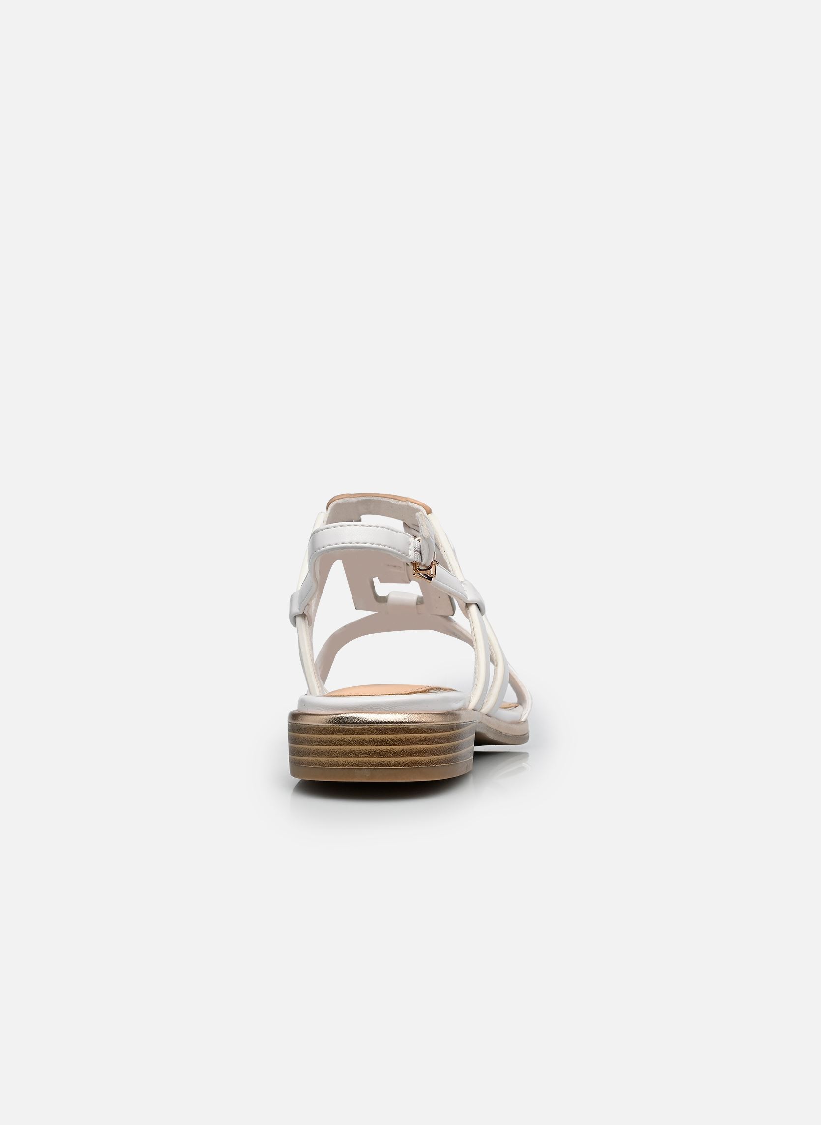 Platte sandalen 28106-44 dames wit Marco Tozzi Platte sandalen 28106-44 dames wit WHITE COMB