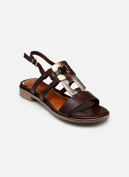 Marco Tozzi Platte sandalen 28106-44 dames bruin