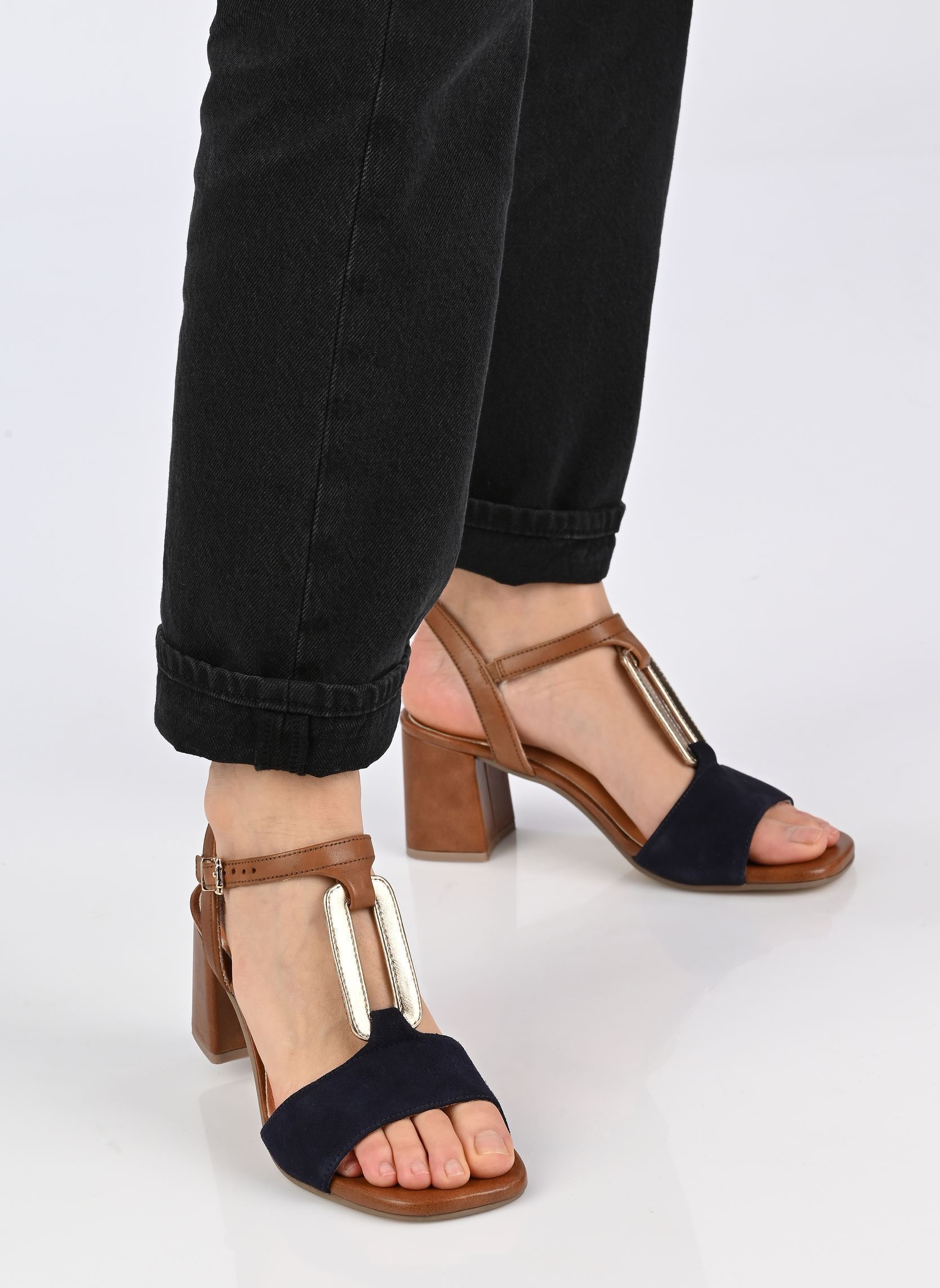 Sandalen 28332-44 damen blau Marco Tozzi Sandalen 28332-44 damen blau NAVY COMB