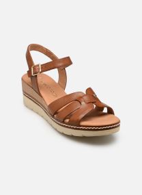 Sandales compensées et plateformes 28702-46 femme marron Marco Tozzi Sandales compensées et plateformes 28702-46 femme marron COGNAC