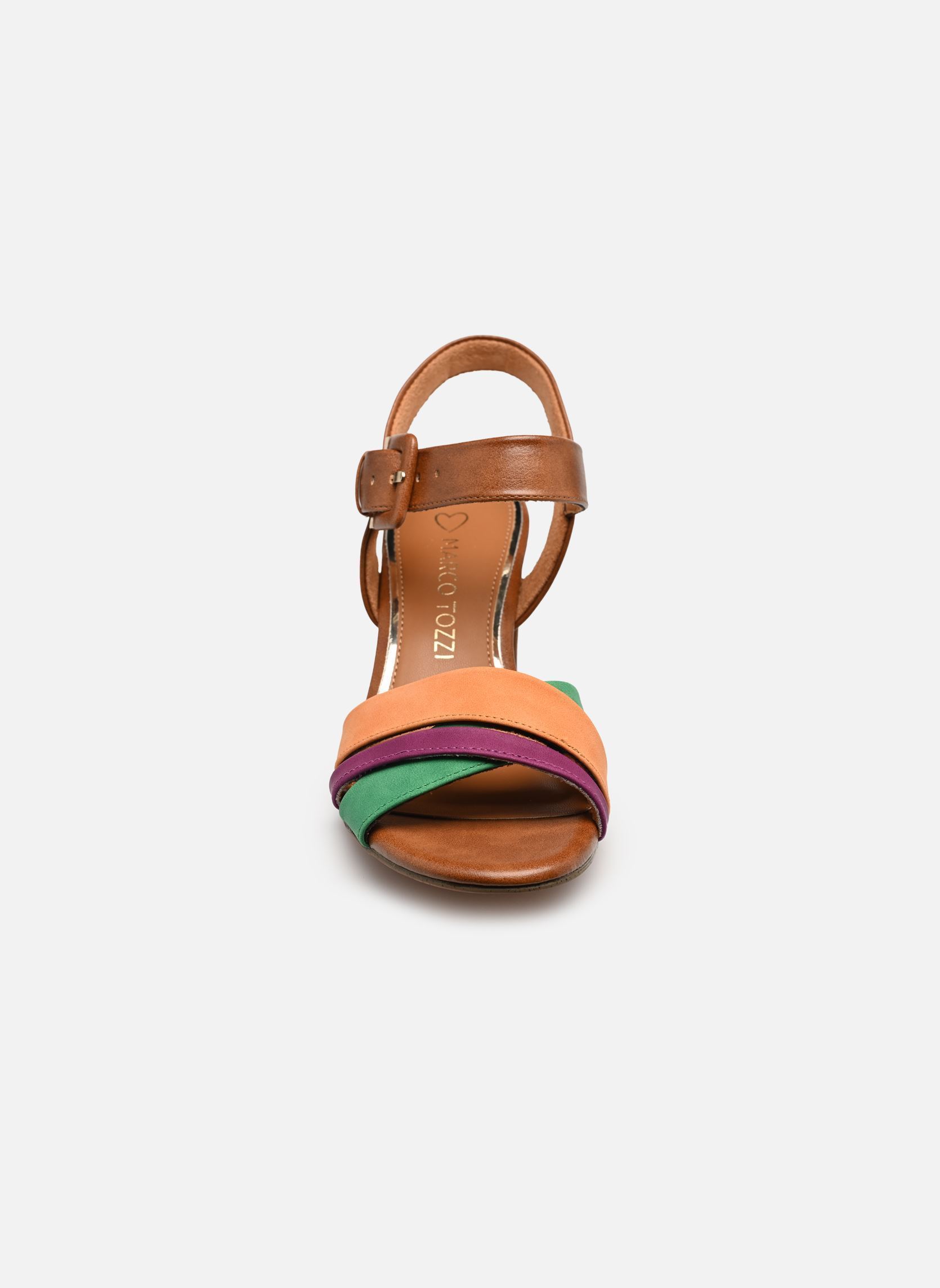 Sandales 28325-44 femme multicolore Marco Tozzi Sandales 28325-44 femme multicolore COGNAC MULTI