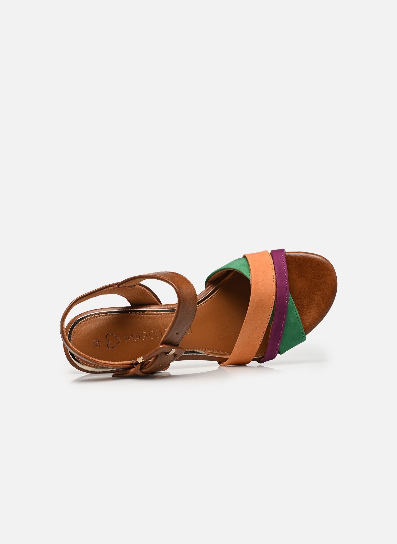 Sandales 28325-44 femme multicolore Marco Tozzi Sandales 28325-44 femme multicolore COGNAC MULTI