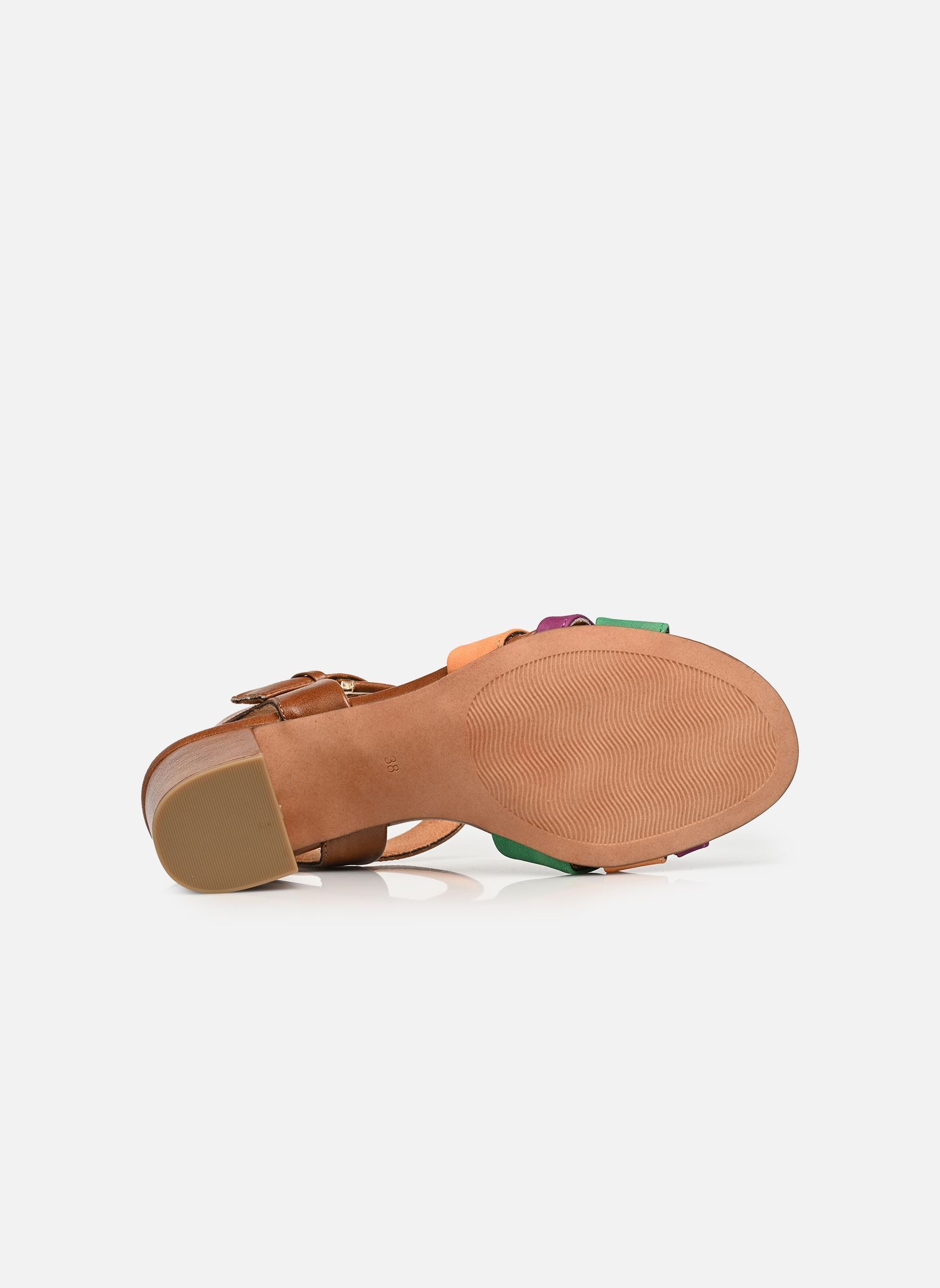 Sandales 28325-44 femme multicolore Marco Tozzi Sandales 28325-44 femme multicolore COGNAC MULTI