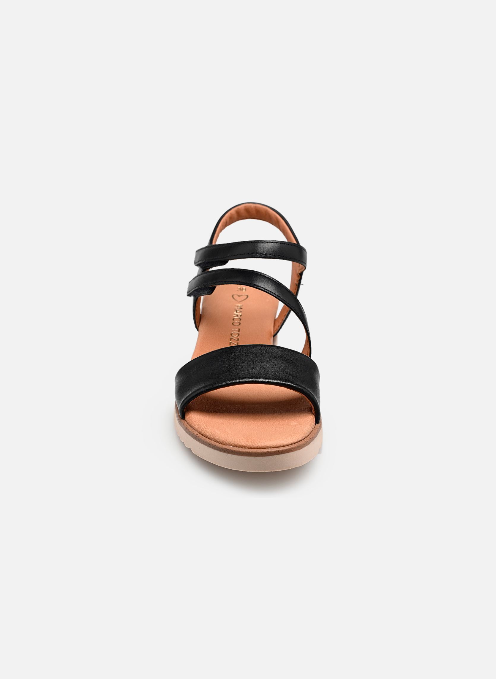 Sandales compensées et plateformes 28705-46 femme bleu Marco Tozzi Sandales compensées et plateformes 28705-46 femme bleu NAVY