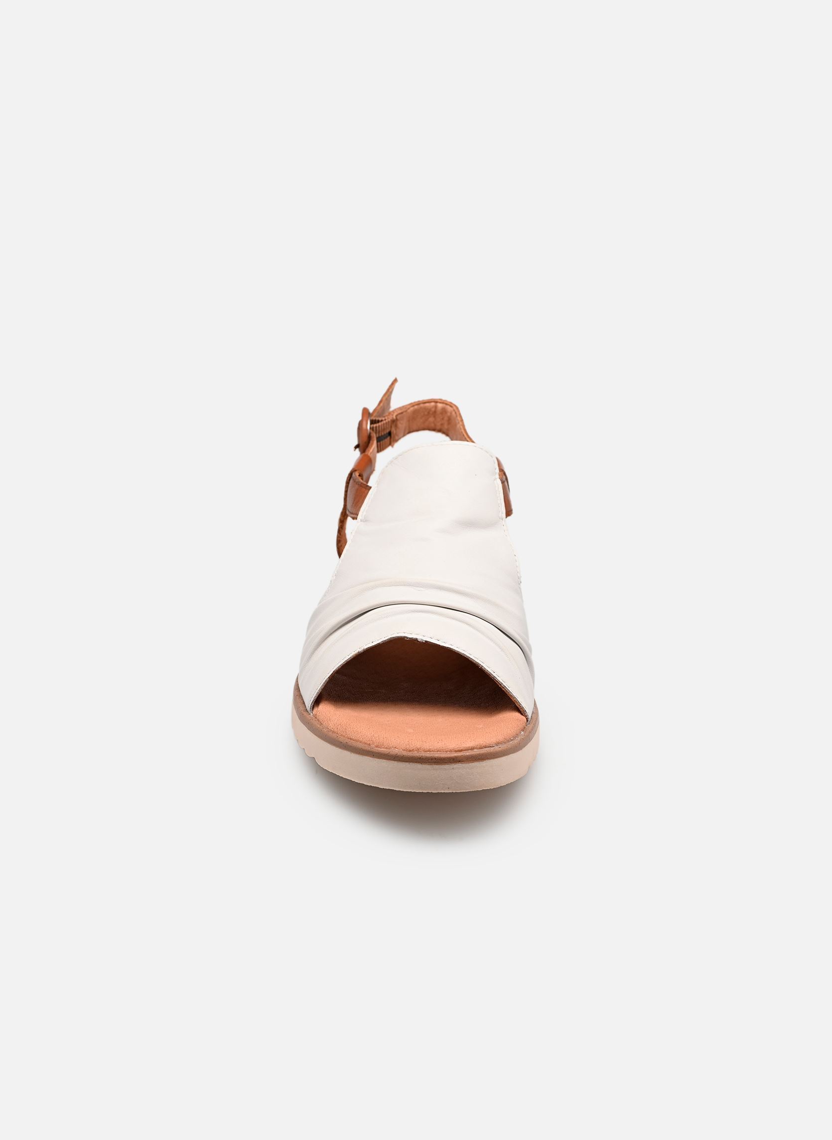 Sandales compensées et plateformes 28706-46 femme blanc Marco Tozzi Sandales compensées et plateformes 28706-46 femme blanc WHITE COMB