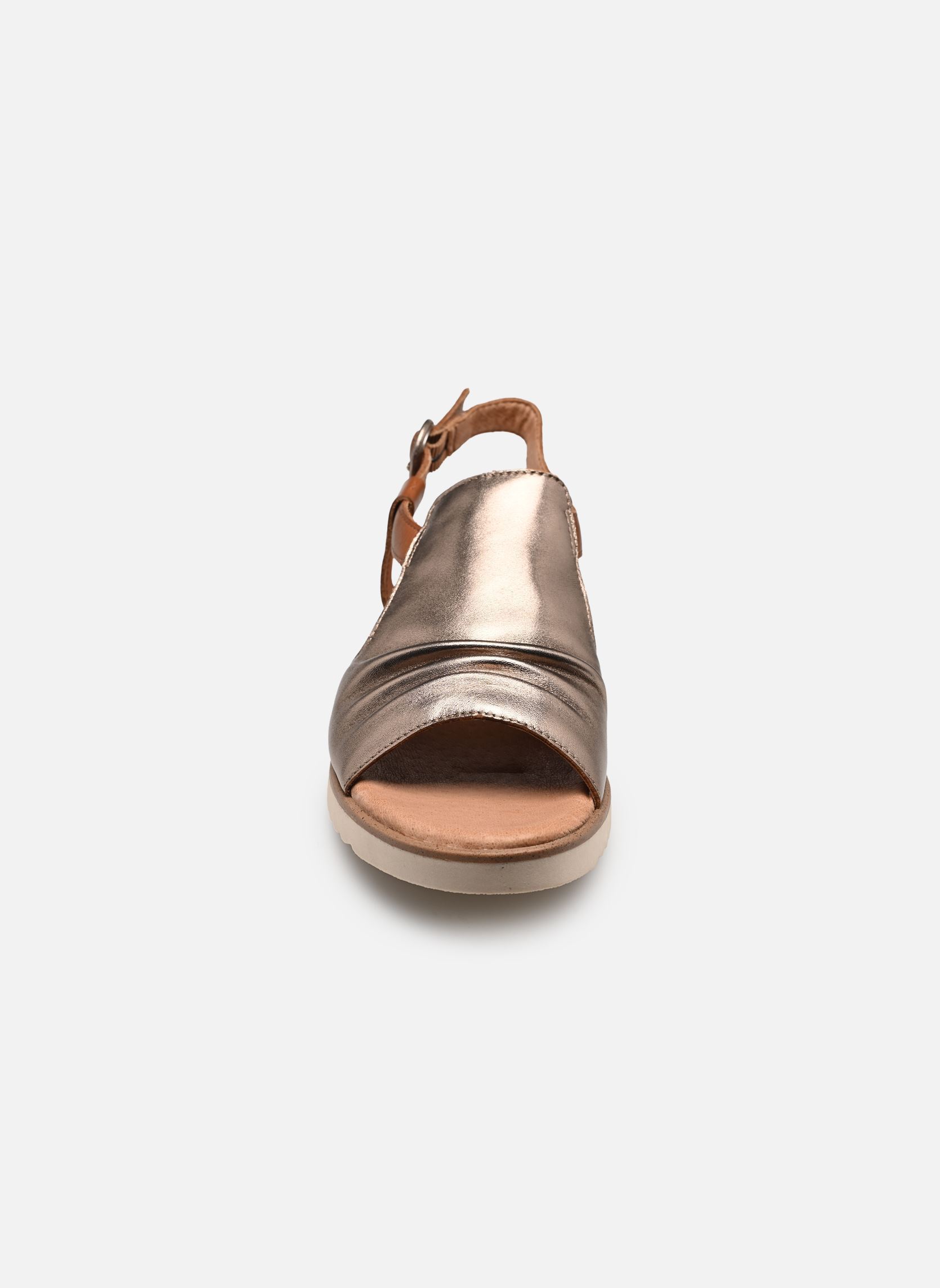Sandales compensées et plateformes 28706-46 femme argent Marco Tozzi Sandales compensées et plateformes 28706-46 femme argent ROSE MET. COMB