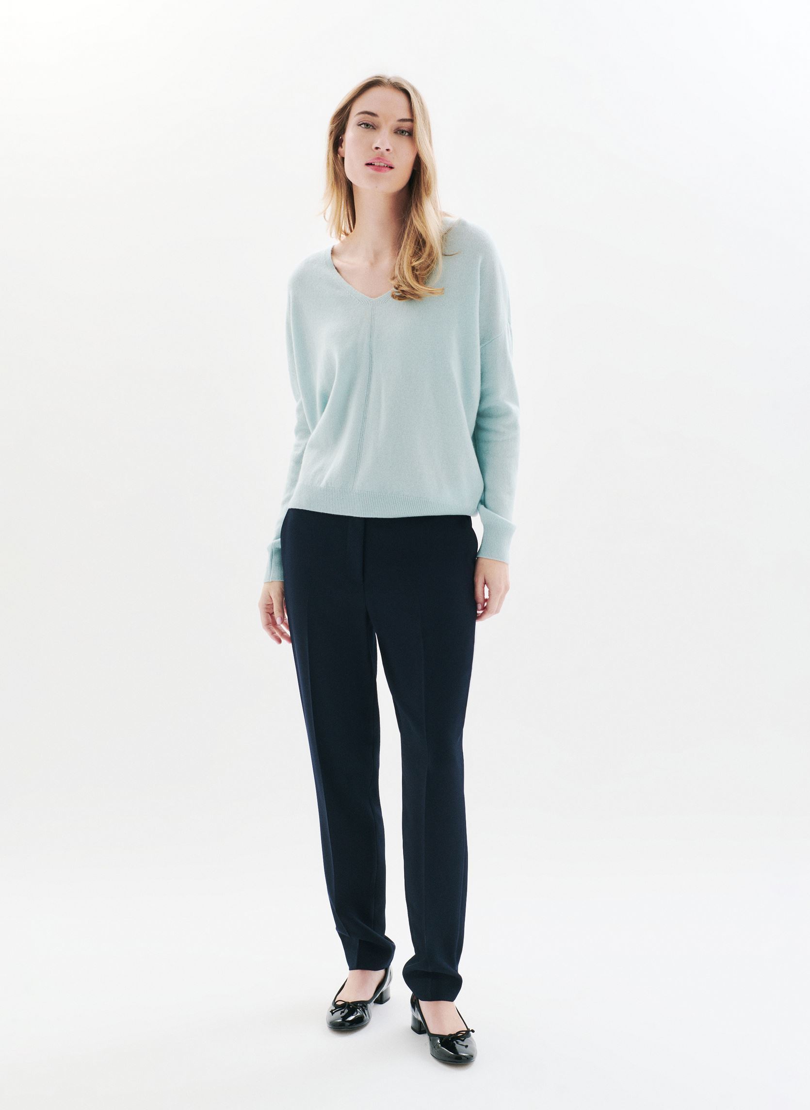 Pullover 251K-MTHELMINA damen blau Caroll Pullover 251K-MTHELMINA damen blau CLOUD BLUE