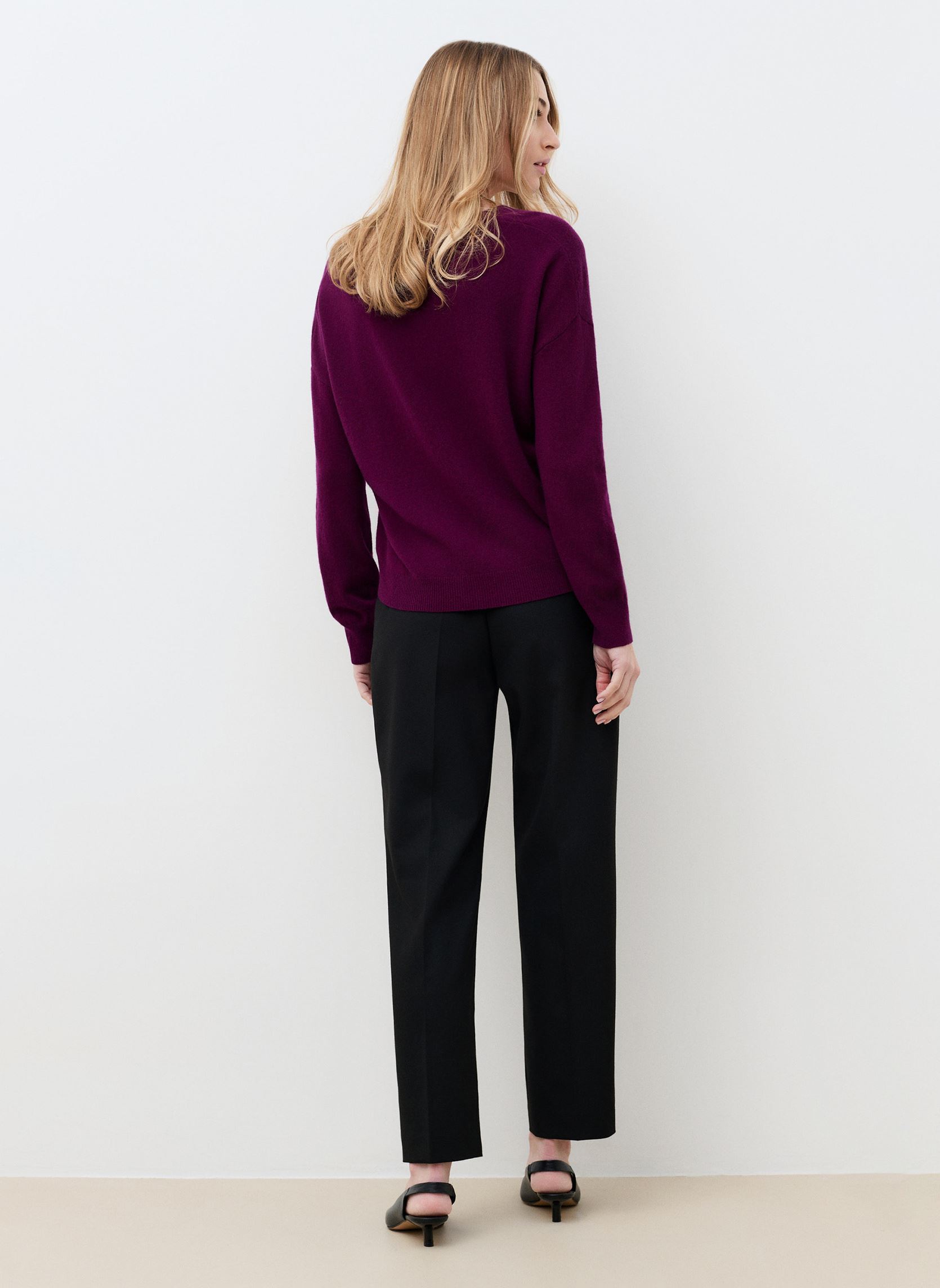 Rechte broeken 261P-POLYGONE dames zwart Caroll Rechte broeken 261P-POLYGONE dames zwart BLACK BEAUTY