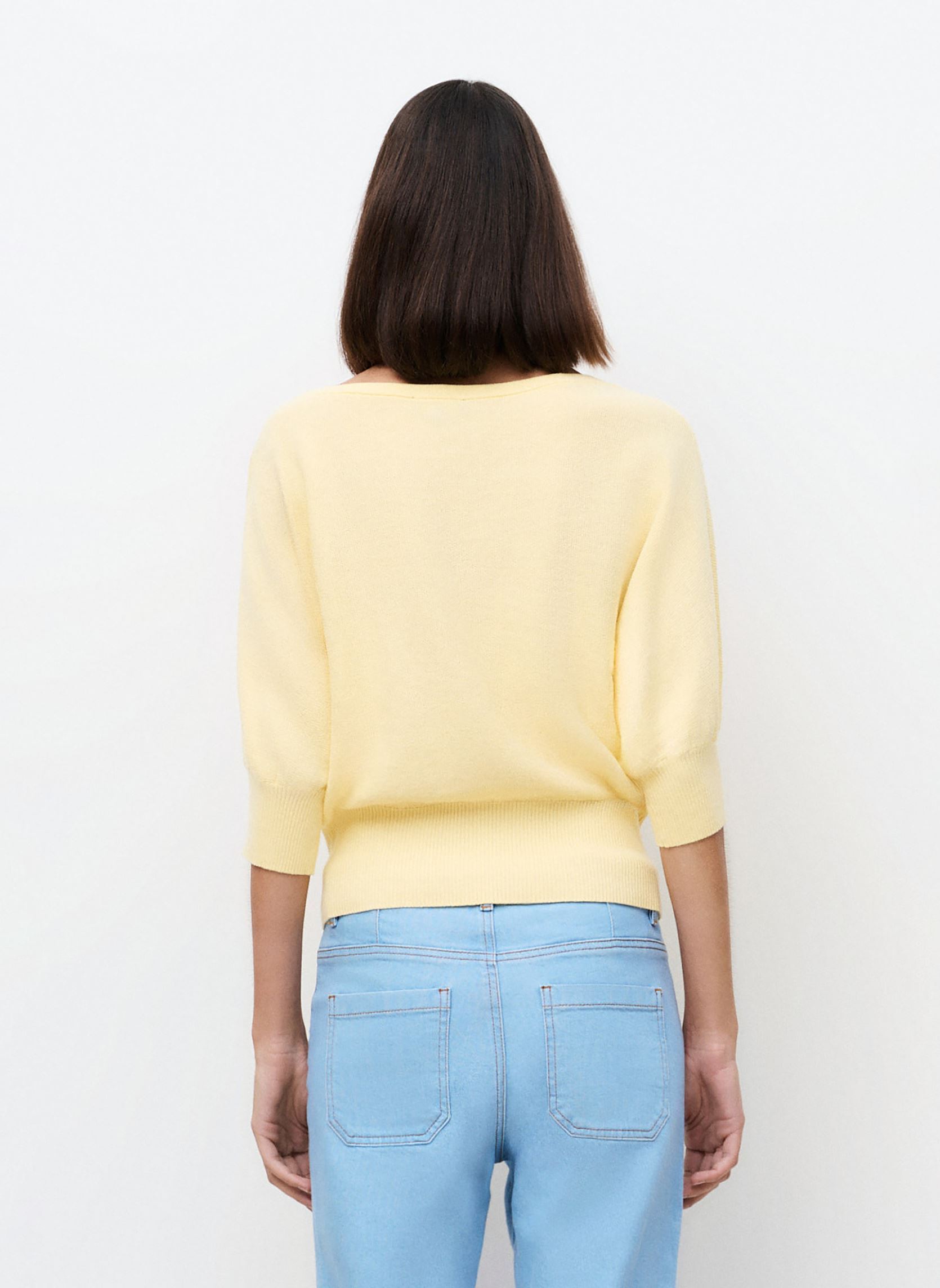 Pullover UK047-JOAN damen gelb Caroll Pullover UK047-JOAN damen gelb FRENCH VANILLA