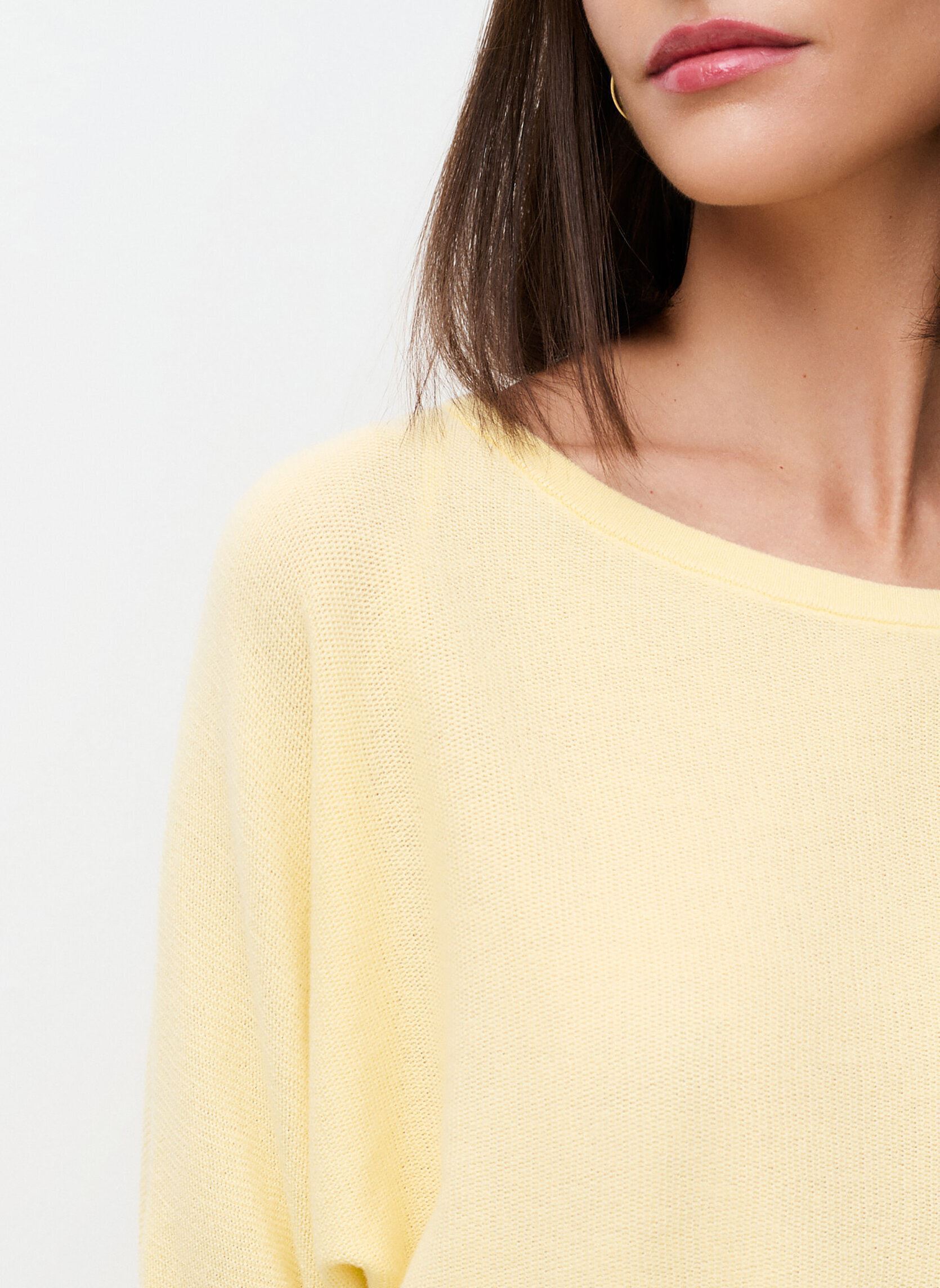 Pullover UK047-JOAN damen gelb Caroll Pullover UK047-JOAN damen gelb FRENCH VANILLA