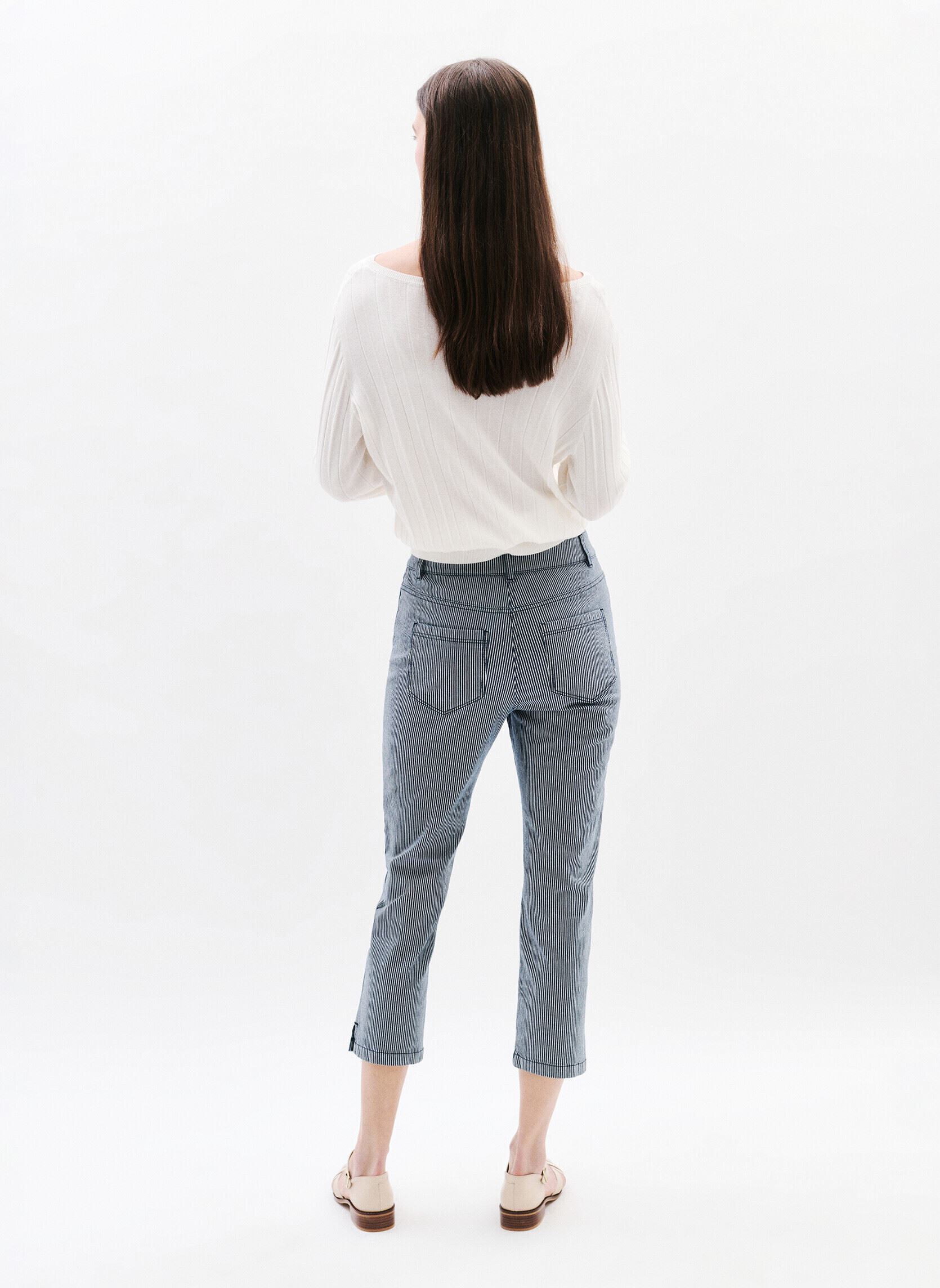 Straight Leg Hosen 251P-PASONATA damen blau Caroll Straight Leg Hosen 251P-PASONATA damen blau BLACK IRIS