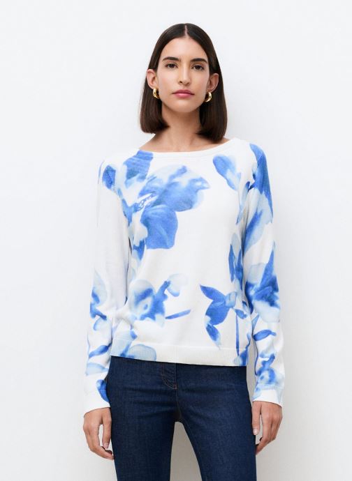Caroll Pulls 261K-MLUKE2 femme blanc