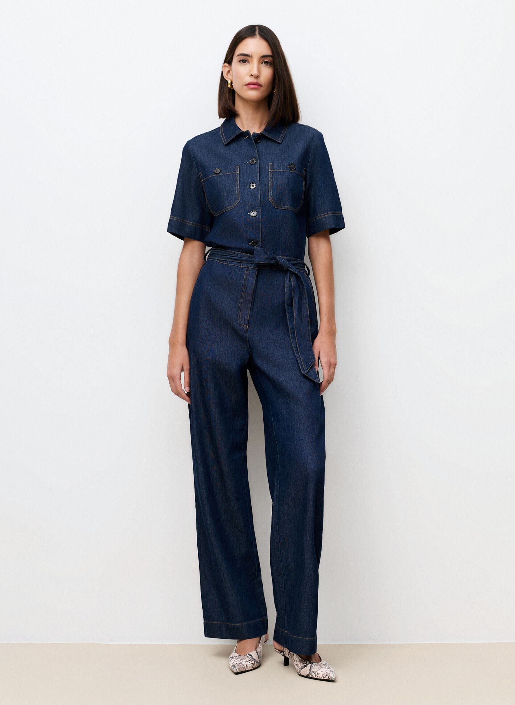 Straight Fit Jeans 261P-CAPU damen blau Caroll Straight Fit Jeans 261P-CAPU damen blau DENIM FONCE