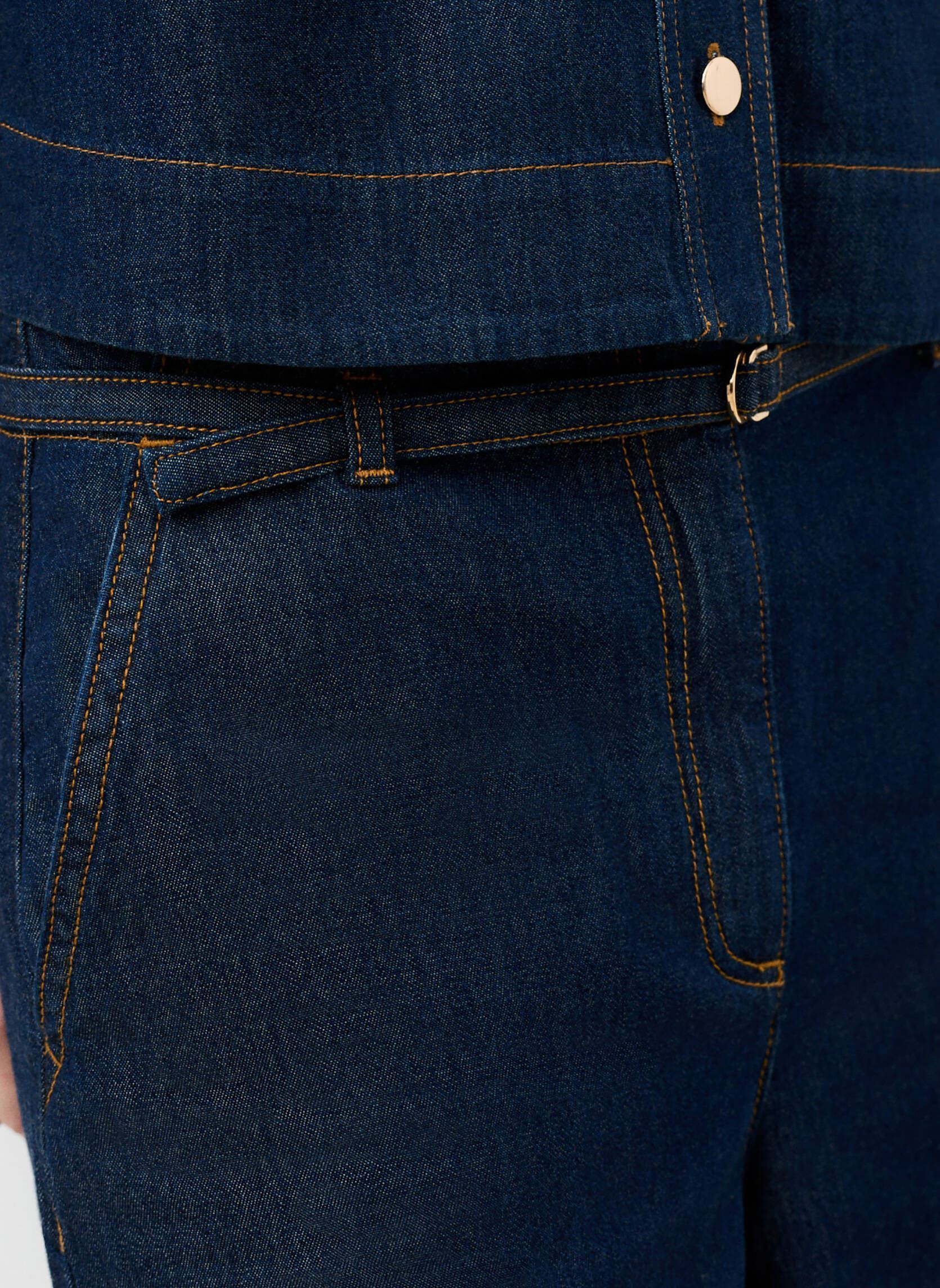 Rechte jeans / Straight Leg Jeans 261P-PALOMADENIM dames blauw Caroll Rechte jeans / Straight Leg Jeans 261P-PALOMADENIM dames blauw DENIM FONCE