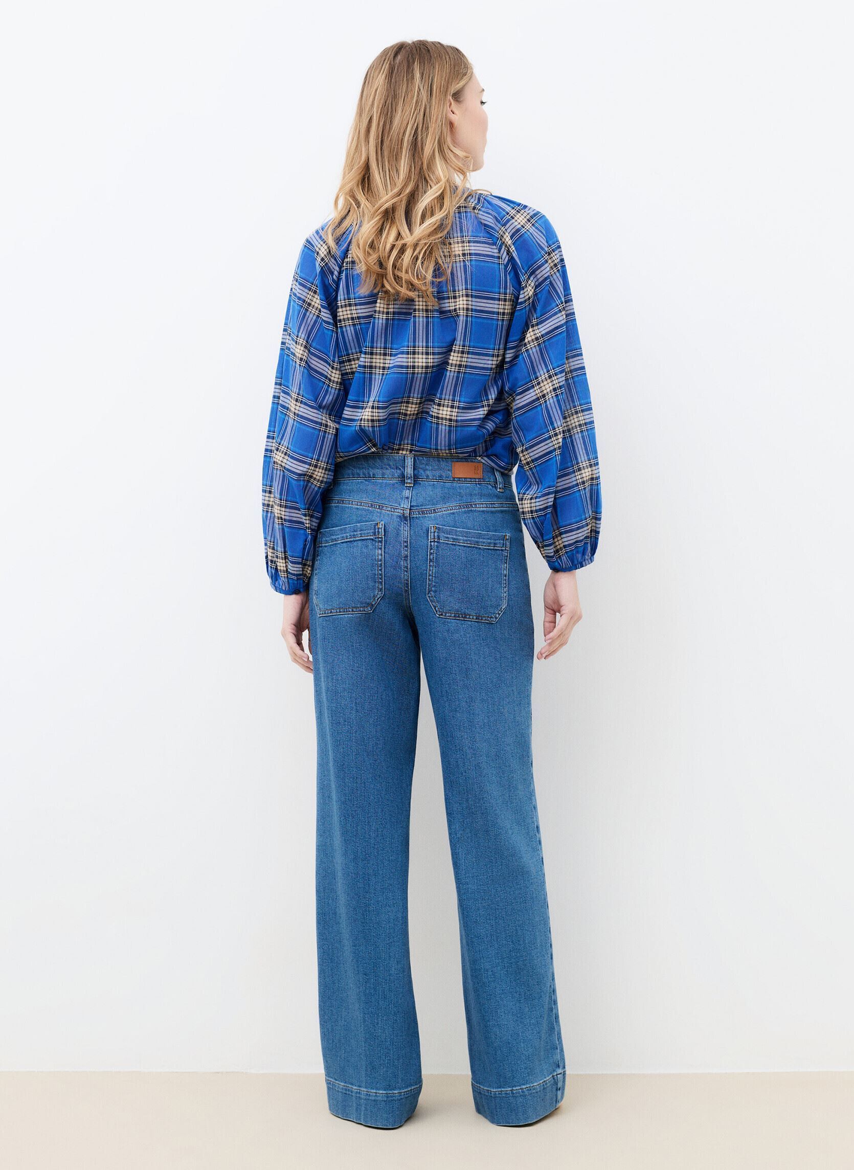 Weite Jeans 261P-POEMEDENIM2 damen blau Caroll Weite Jeans 261P-POEMEDENIM2 damen blau DENIM MOYEN