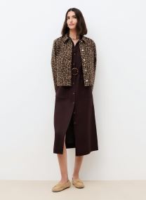 Jeansjacken 261V-VMINATELLAPRINT damen braun