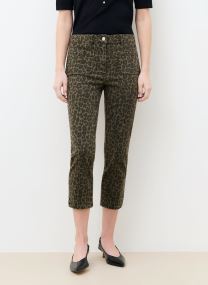 Pantalons slim 261P-PMALLEYPRINT2 femme vert Caroll Pantalons slim 261P-PMALLEYPRINT2 femme vert CRLIMP-CHEETAH-KAKI
