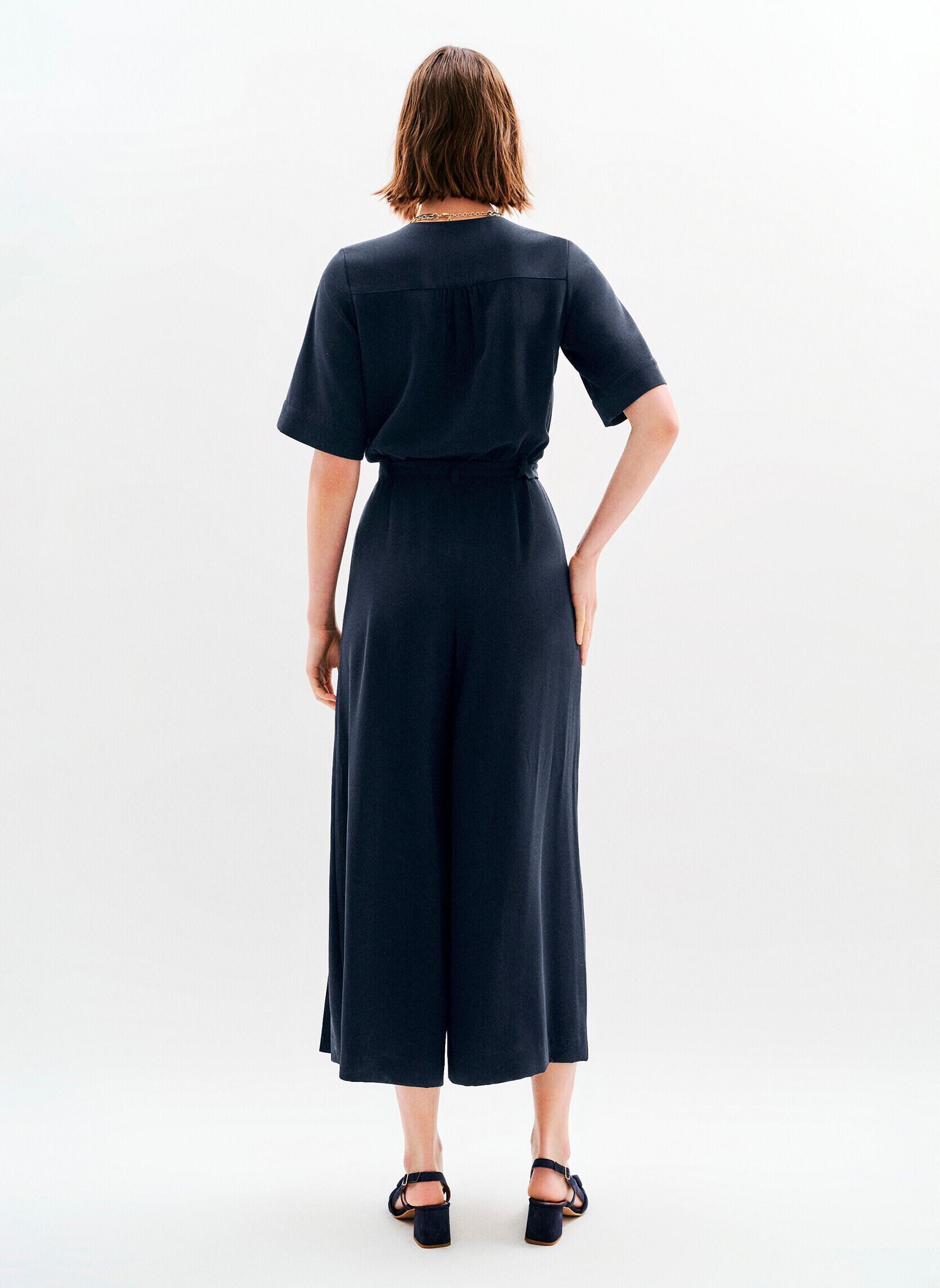 Pantalons droit 251P-CPINCEAU femme bleu Caroll Pantalons droit 251P-CPINCEAU femme bleu SKY CAPTAIN