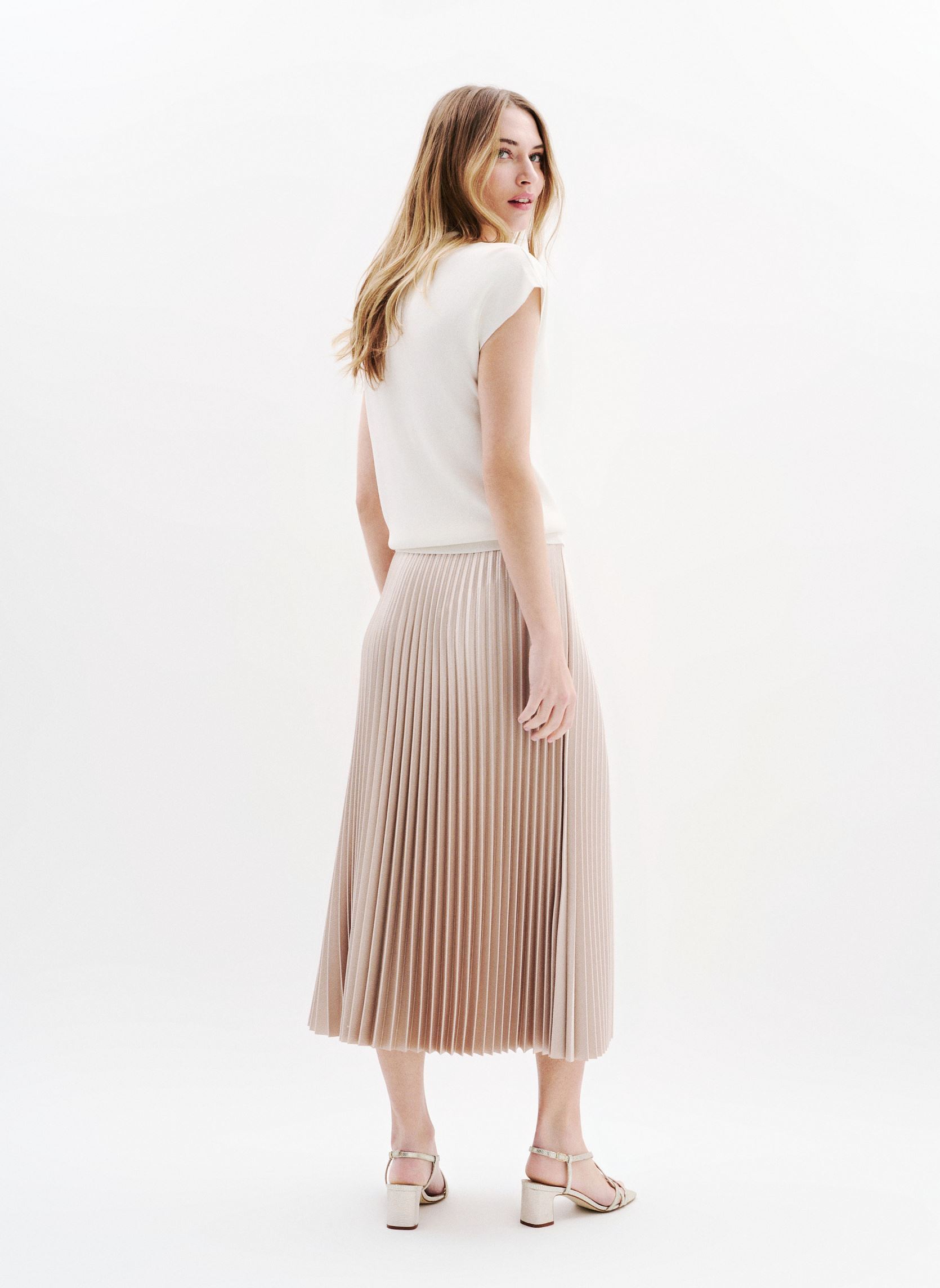 Midi-Röcke 251J-JAMY damen gold und bronze Caroll Midi-Röcke 251J-JAMY damen gold und bronze OR