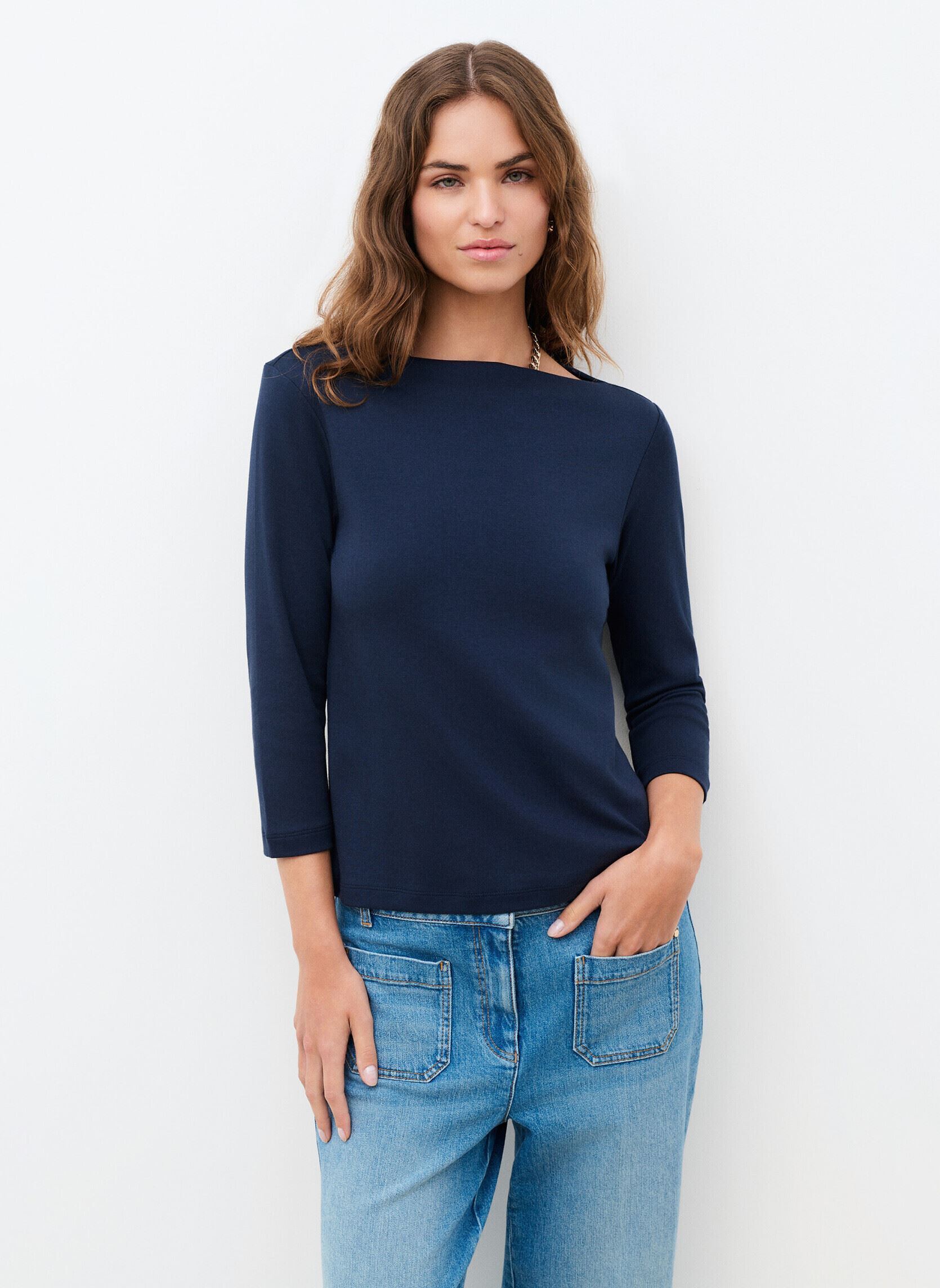 Tee-shirts manches courtes 261T-TBALI femme bleu Caroll Tee-shirts manches courtes 261T-TBALI femme bleu SKY CAPTAIN