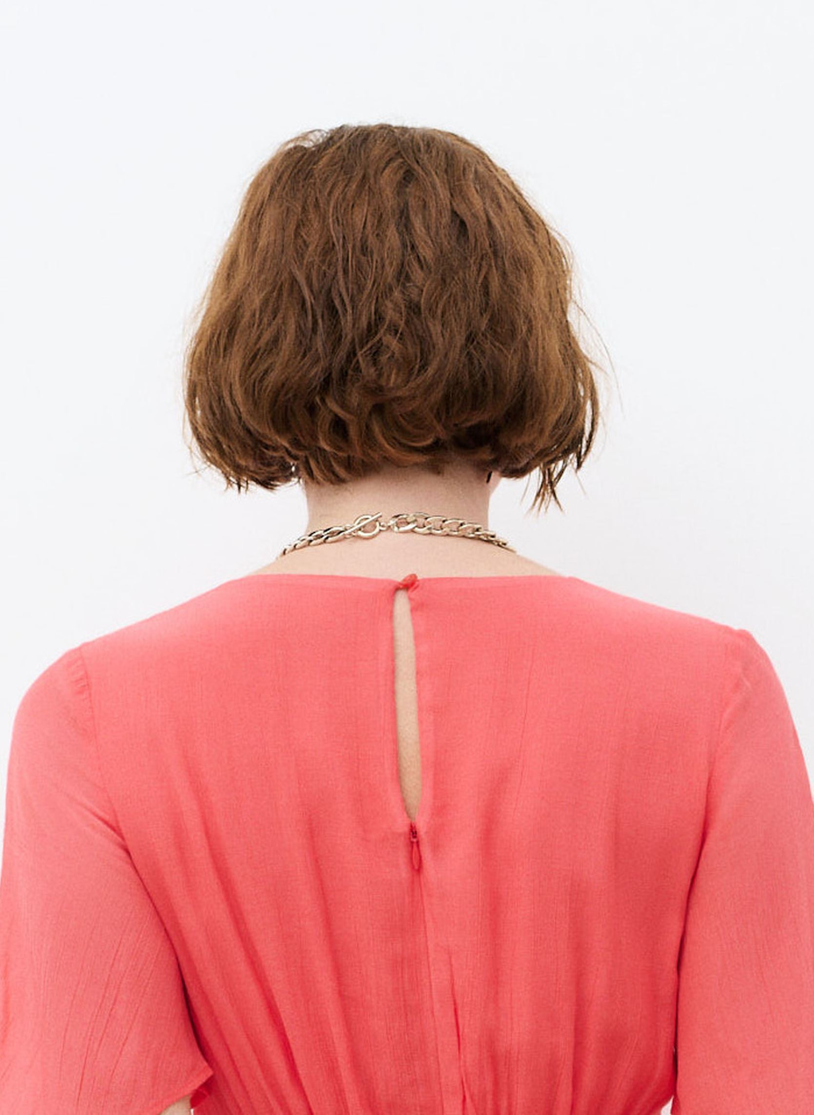 Lange jurken 261R-RBEAUTE dames rood Caroll Lange jurken 261R-RBEAUTE dames rood CAYENNE