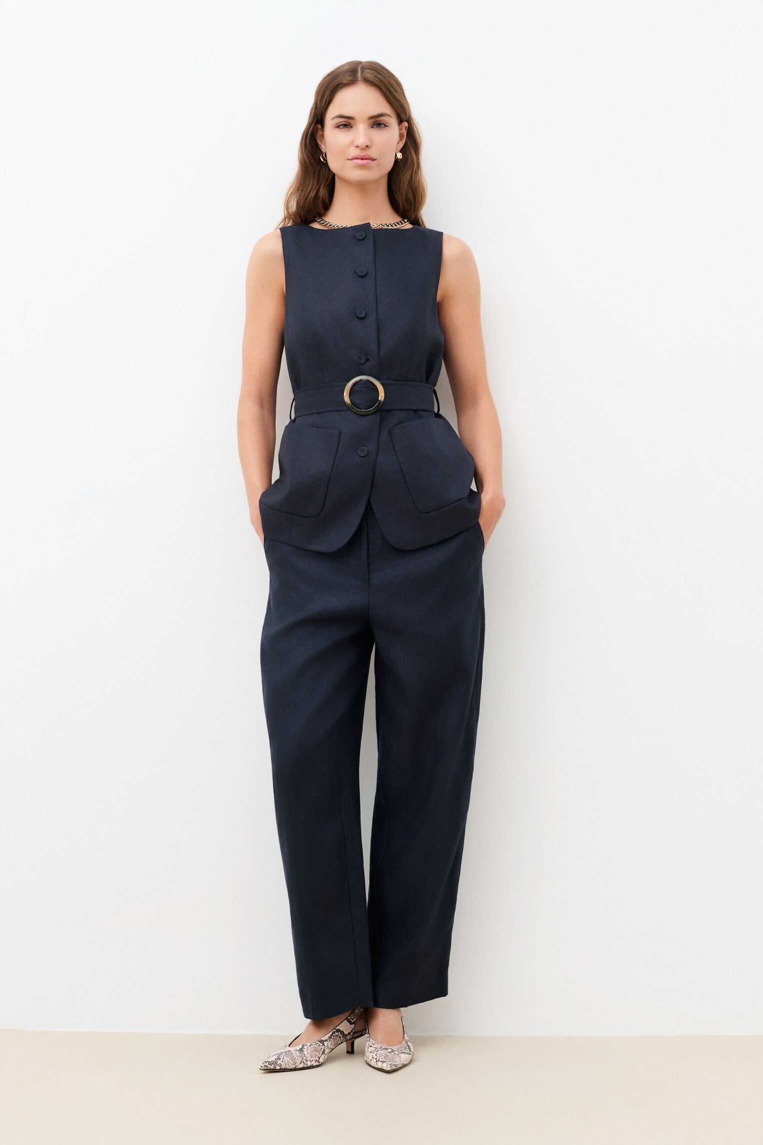 Vestes sans manches 261V-VERDURE femme bleu Caroll Vestes sans manches 261V-VERDURE femme bleu SKY CAPTAIN
