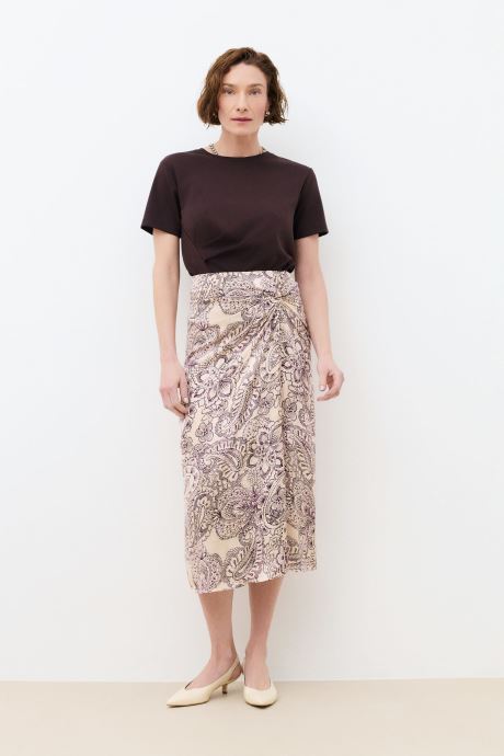 Caroll Midi-Röcke 261J-JAZZY damen weiß