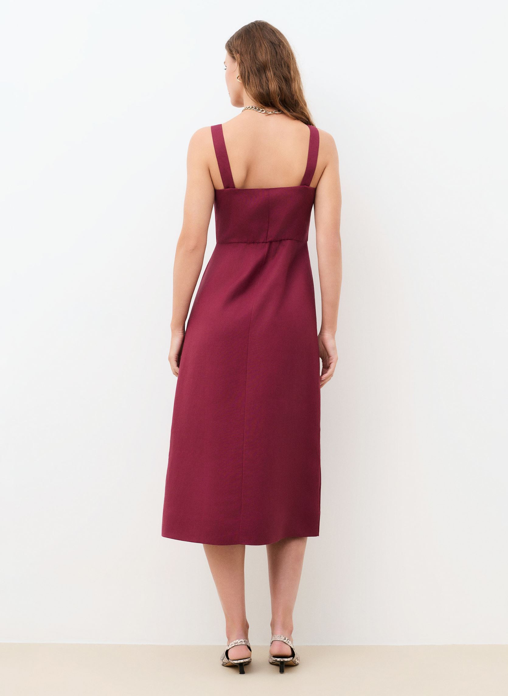 Robes 261R-REVE femme bordeaux Caroll Robes 261R-REVE femme bordeaux MAROON BANNER