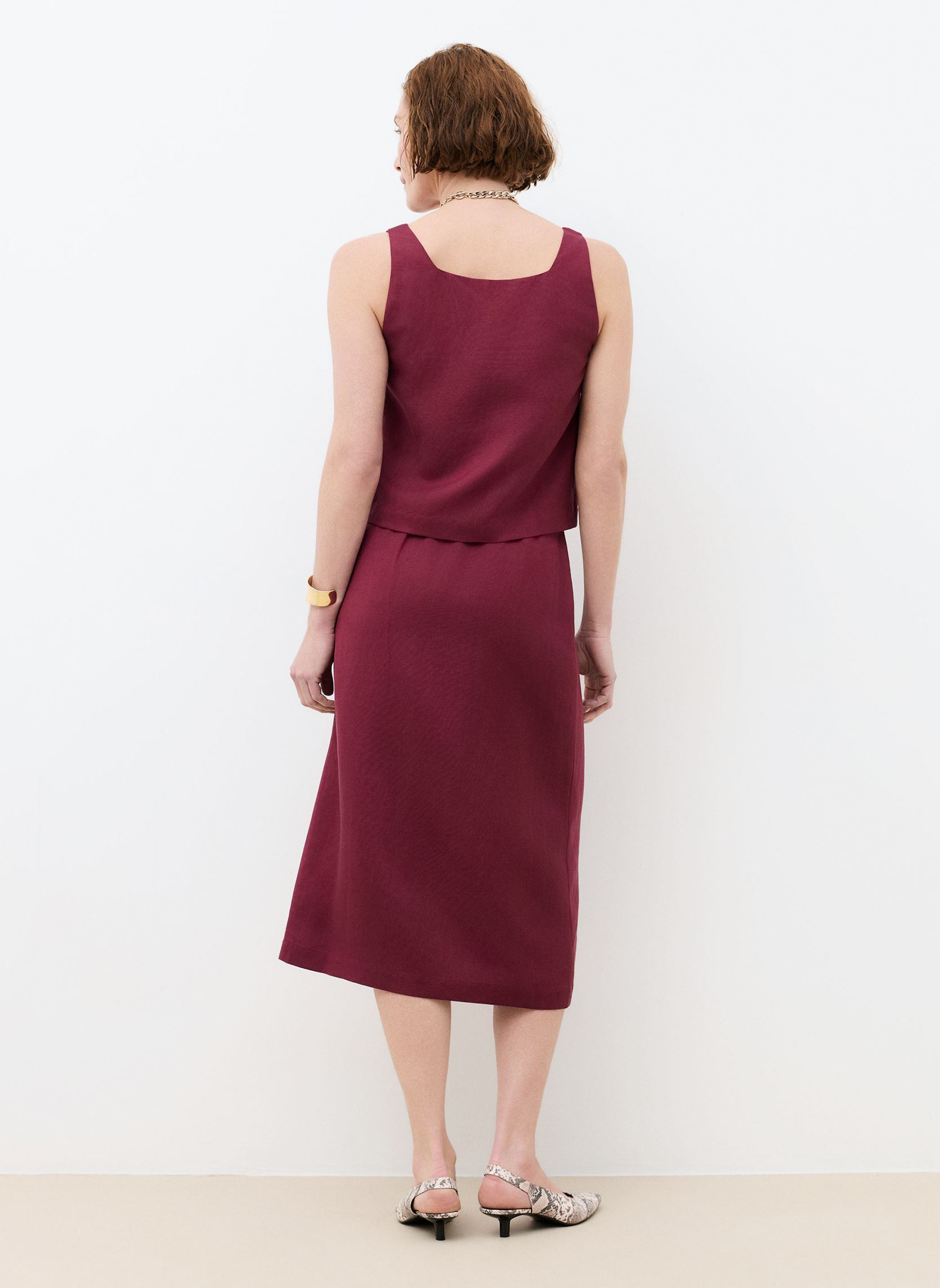 Tops 261C-CINA dames bordeaux Caroll Tops 261C-CINA dames bordeaux MAROON BANNER