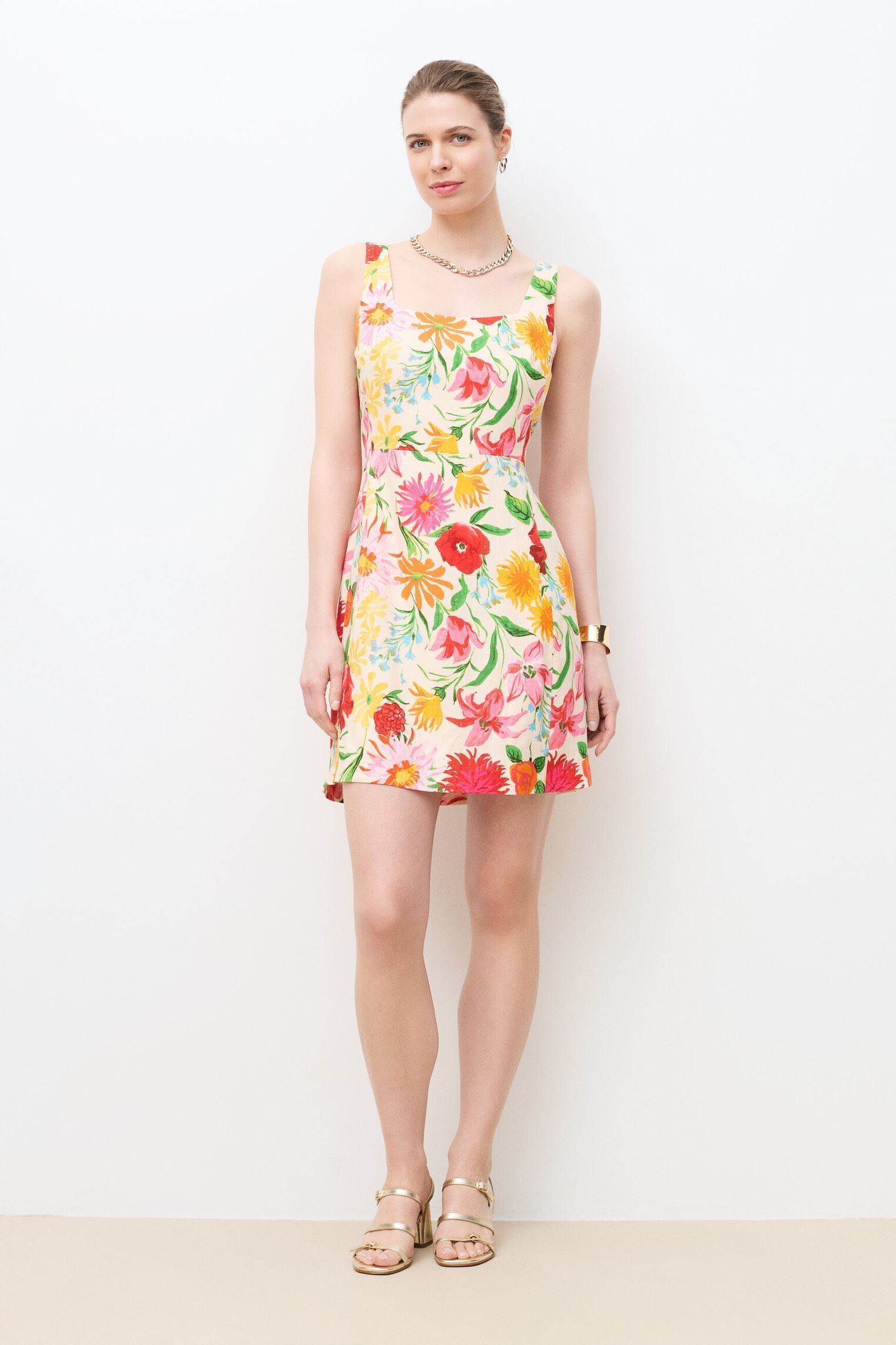 Robes 261R-REINITA femme multicolore Caroll Robes 261R-REINITA femme multicolore CRLIMP/PE26/BIG/FLOWER