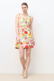 Robes 261R-REINITA femme multicolore Caroll Robes 261R-REINITA femme multicolore CRLIMP/PE26/BIG/FLOWER