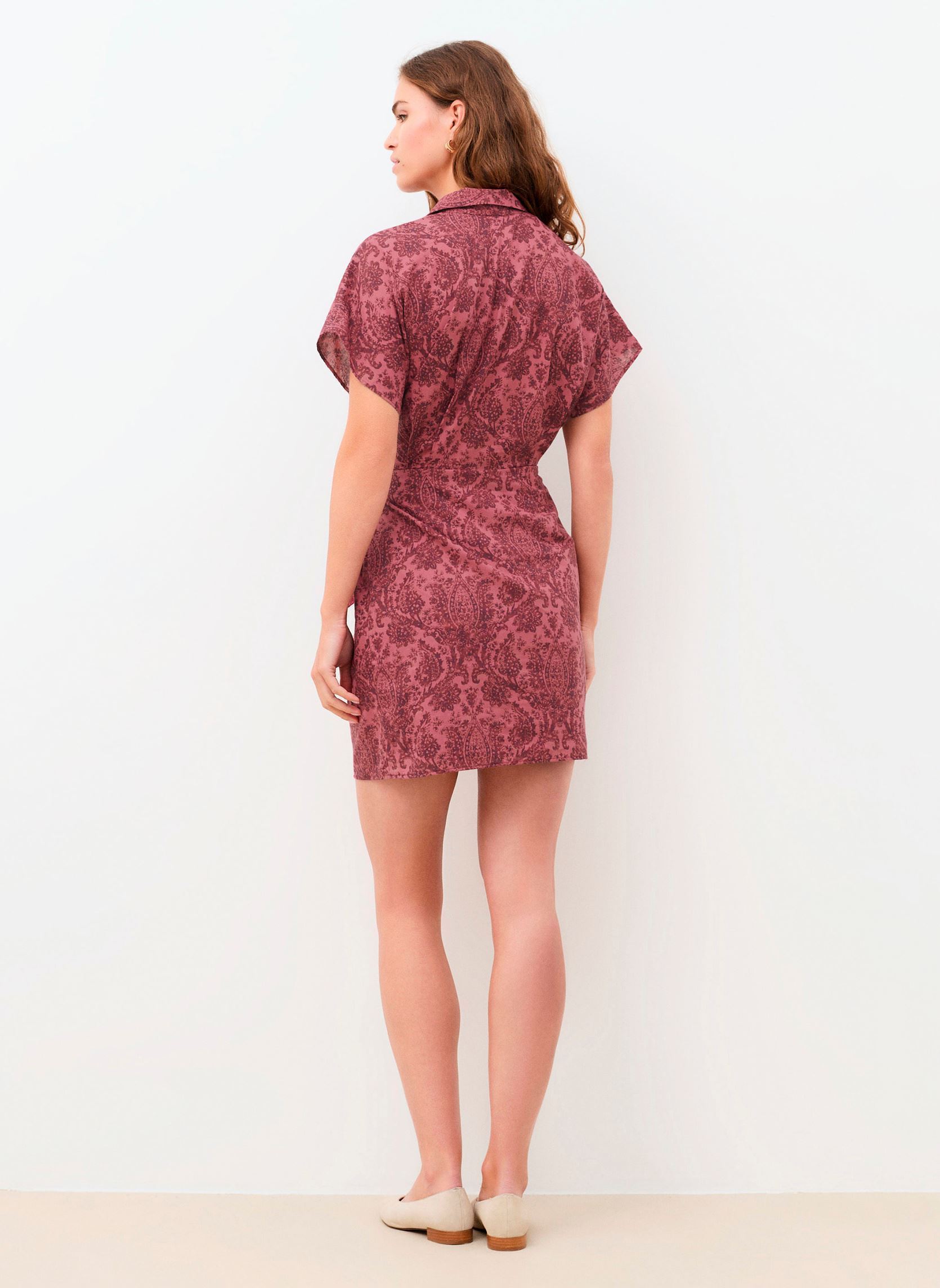 Kleider 261R-RISH damen rot Caroll Kleider 261R-RISH damen rot CRLIMP/PE26/INDIEN/FLOU/RED