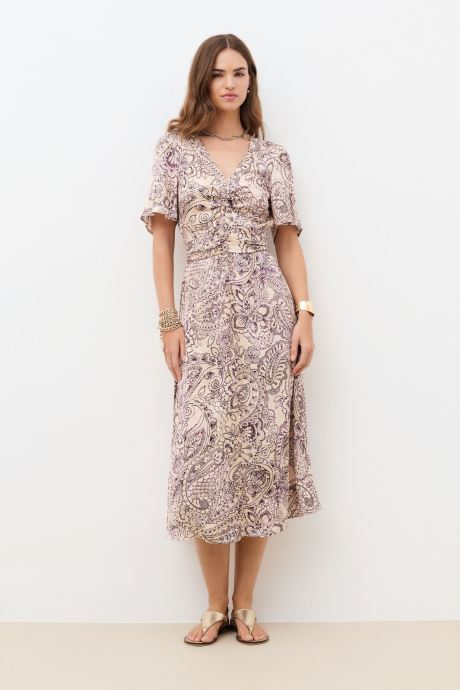 Caroll Jurken 261R-RLEILA dames beige