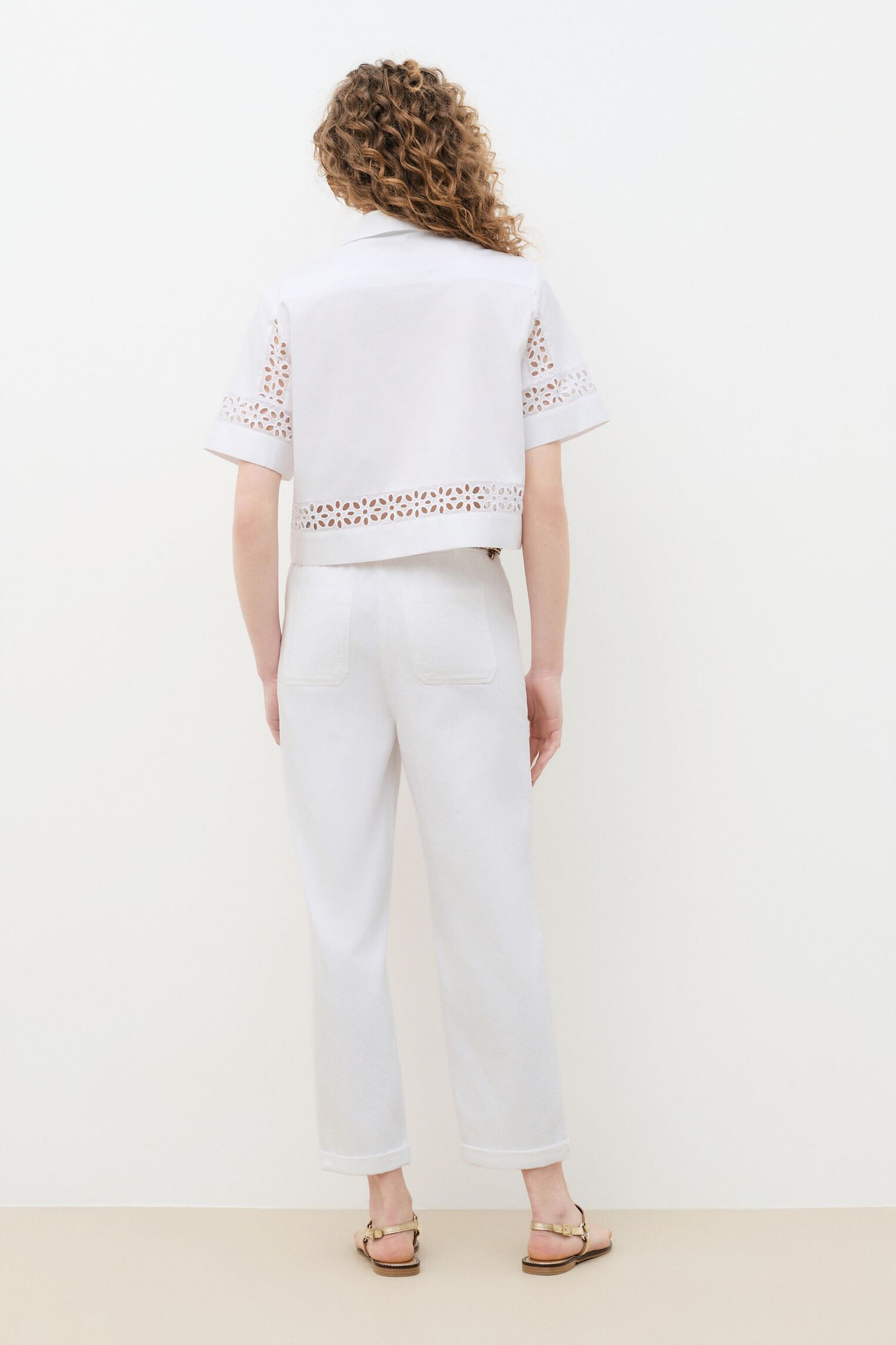 Chemises 261C-CHANTILLY femme blanc Caroll Chemises 261C-CHANTILLY femme blanc LUCENT WHITE
