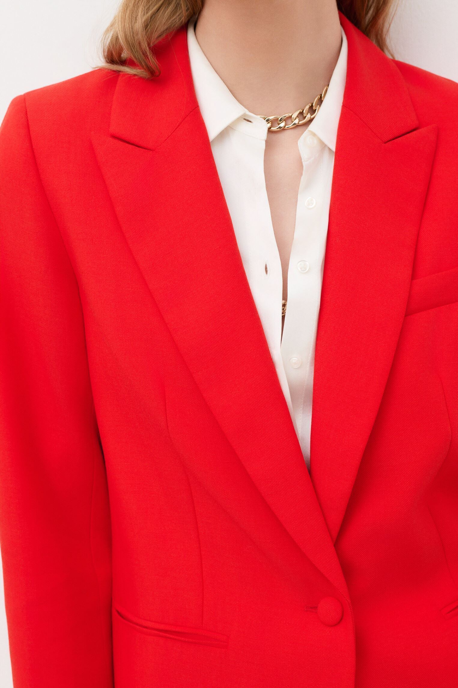 Jacketts / Sakkos 261V-VPODIUMUNI damen rot Caroll Jacketts / Sakkos 261V-VPODIUMUNI damen rot FLAME SCARLET