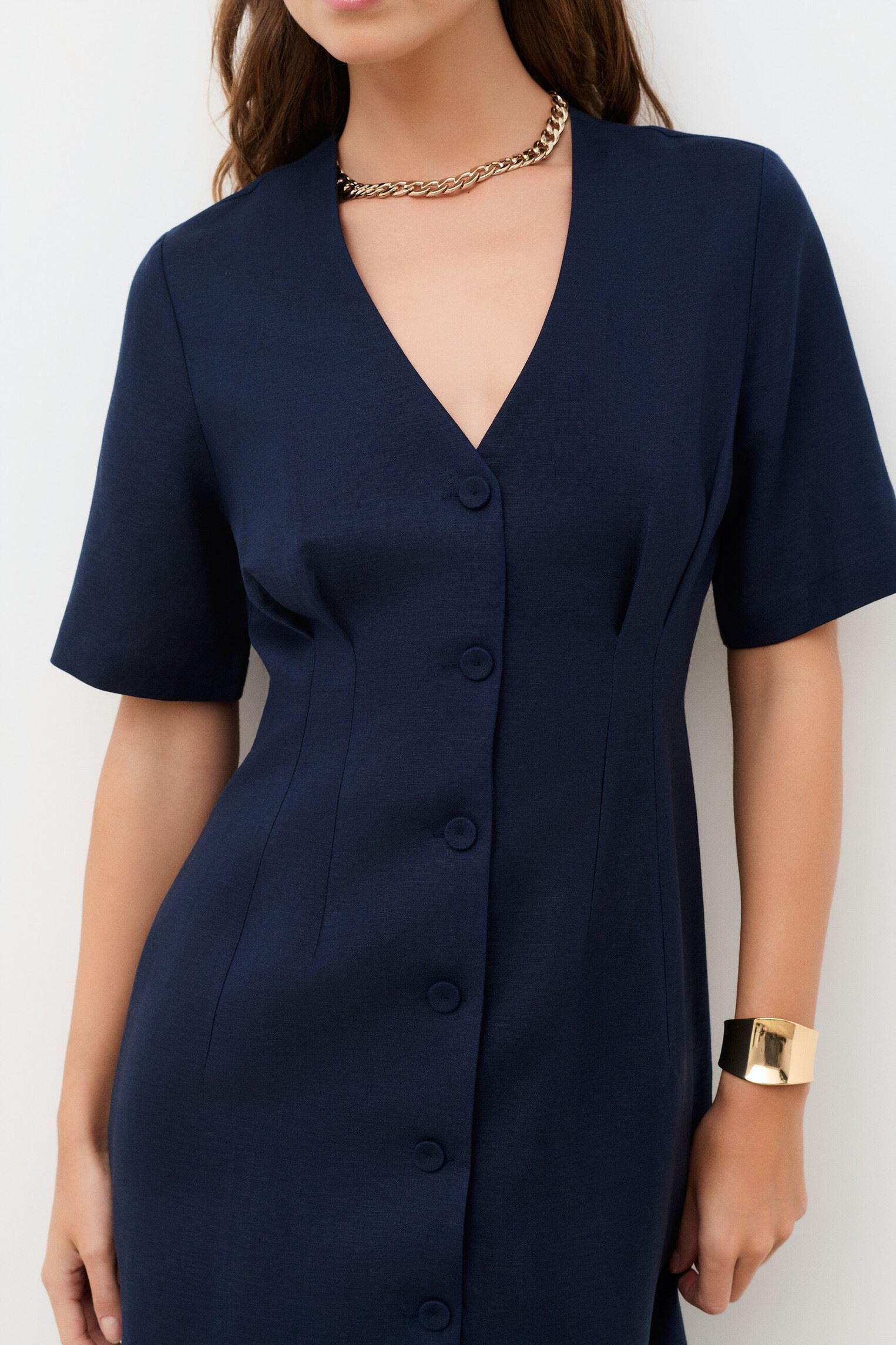 Kleider 261R-ROSARIA damen blau Caroll Kleider 261R-ROSARIA damen blau BLACK IRIS
