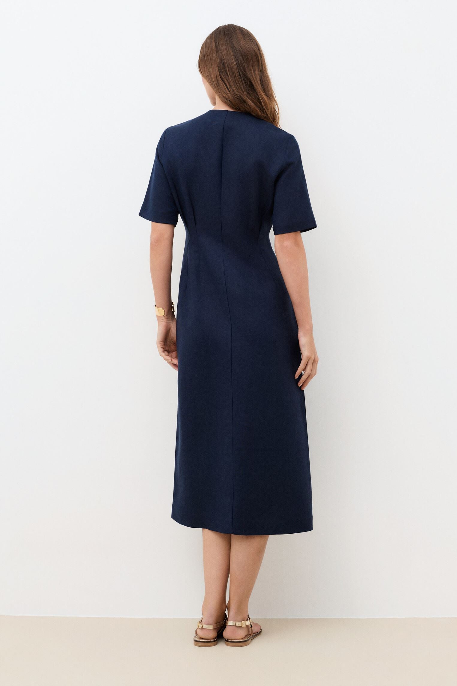 Kleider 261R-ROSARIA damen blau Caroll Kleider 261R-ROSARIA damen blau BLACK IRIS