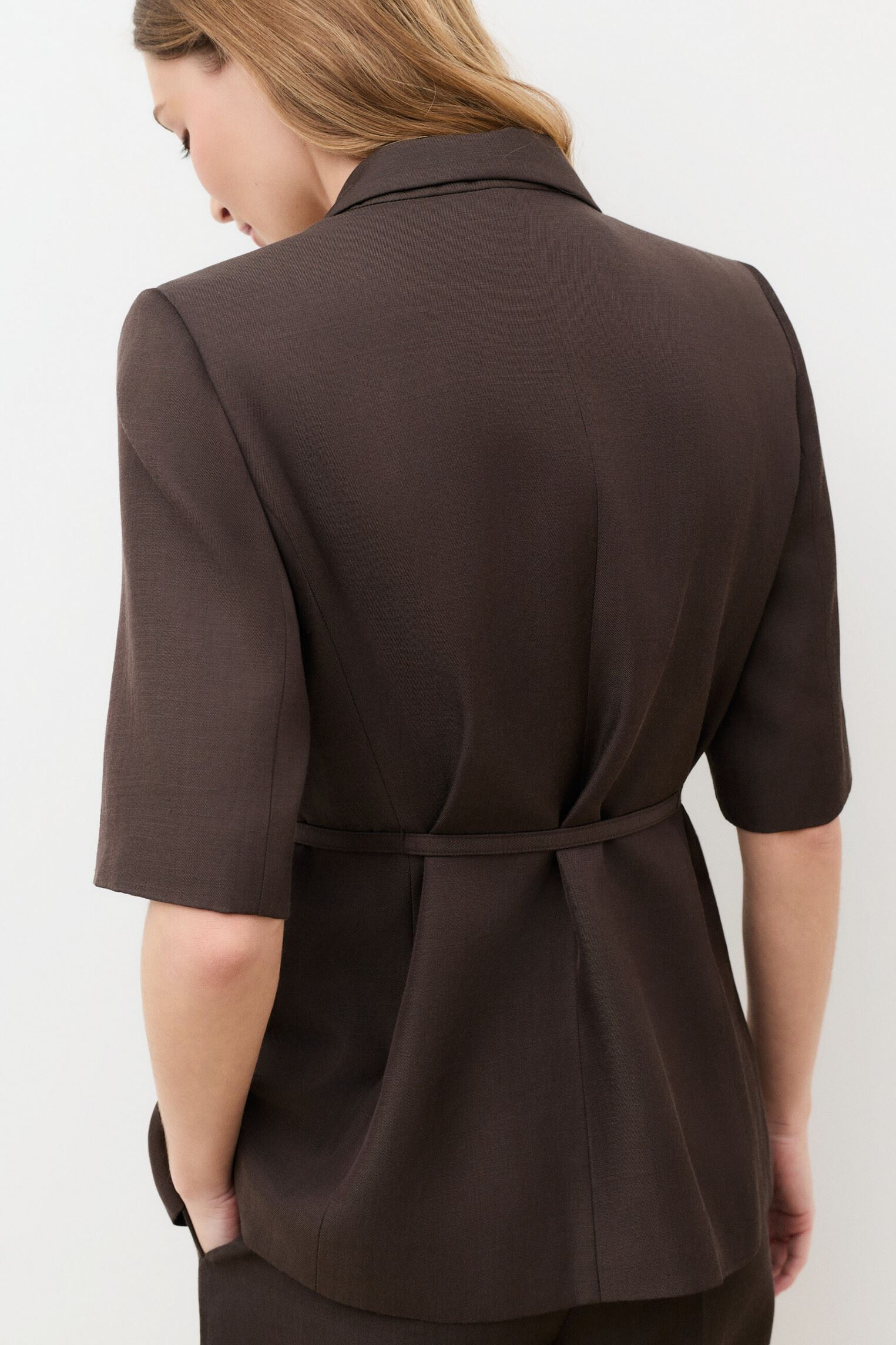 Vestes de costume 261V-VMARCHAND femme marron Caroll Vestes de costume 261V-VMARCHAND femme marron MULCH