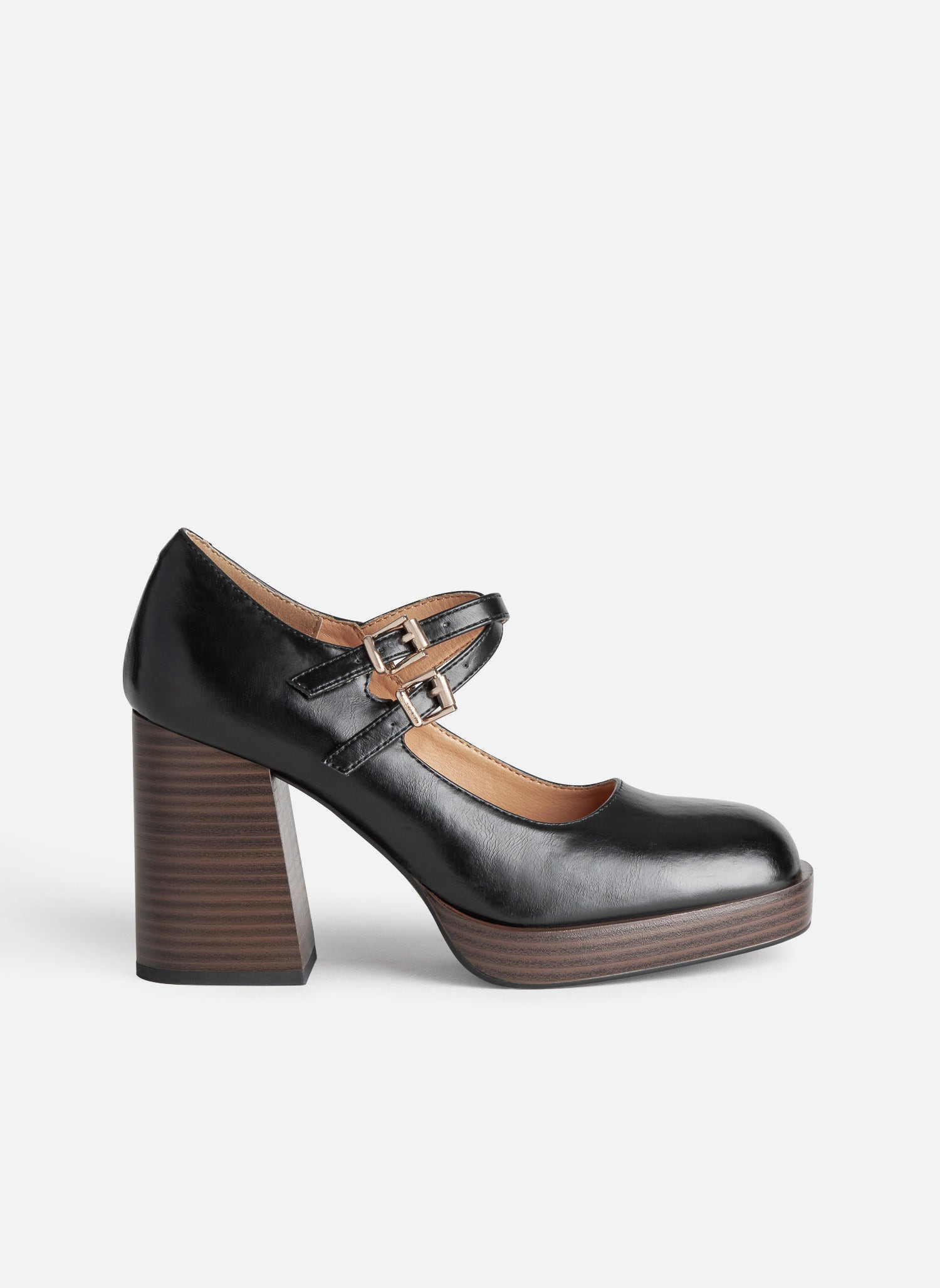 Escarpins Babies Minelli Noirs Taille 36 - Petits Talons, Style à Sangle, En Cuir - Occasion Très Bon état