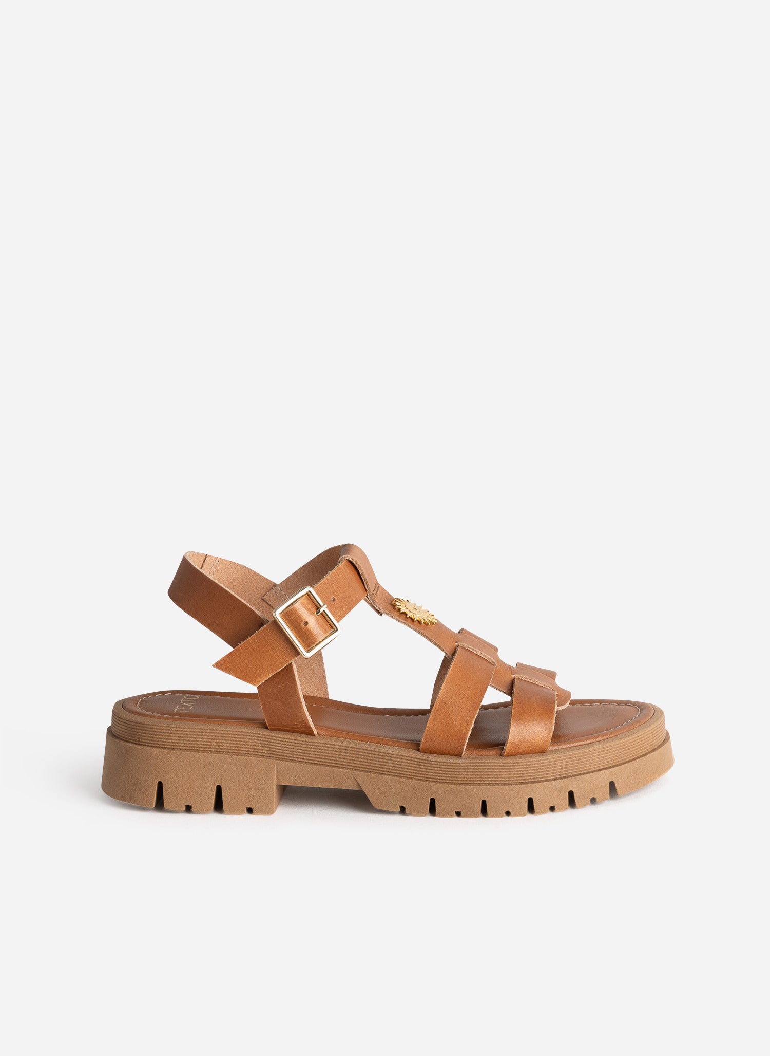 Sandales NANOU femme marron Eram Sandales NANOU femme marron Cognac