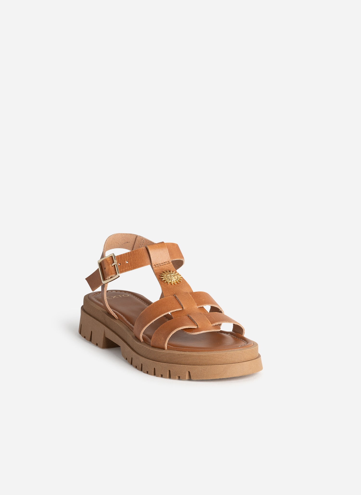 Sandales NANOU femme marron Eram Sandales NANOU femme marron Cognac