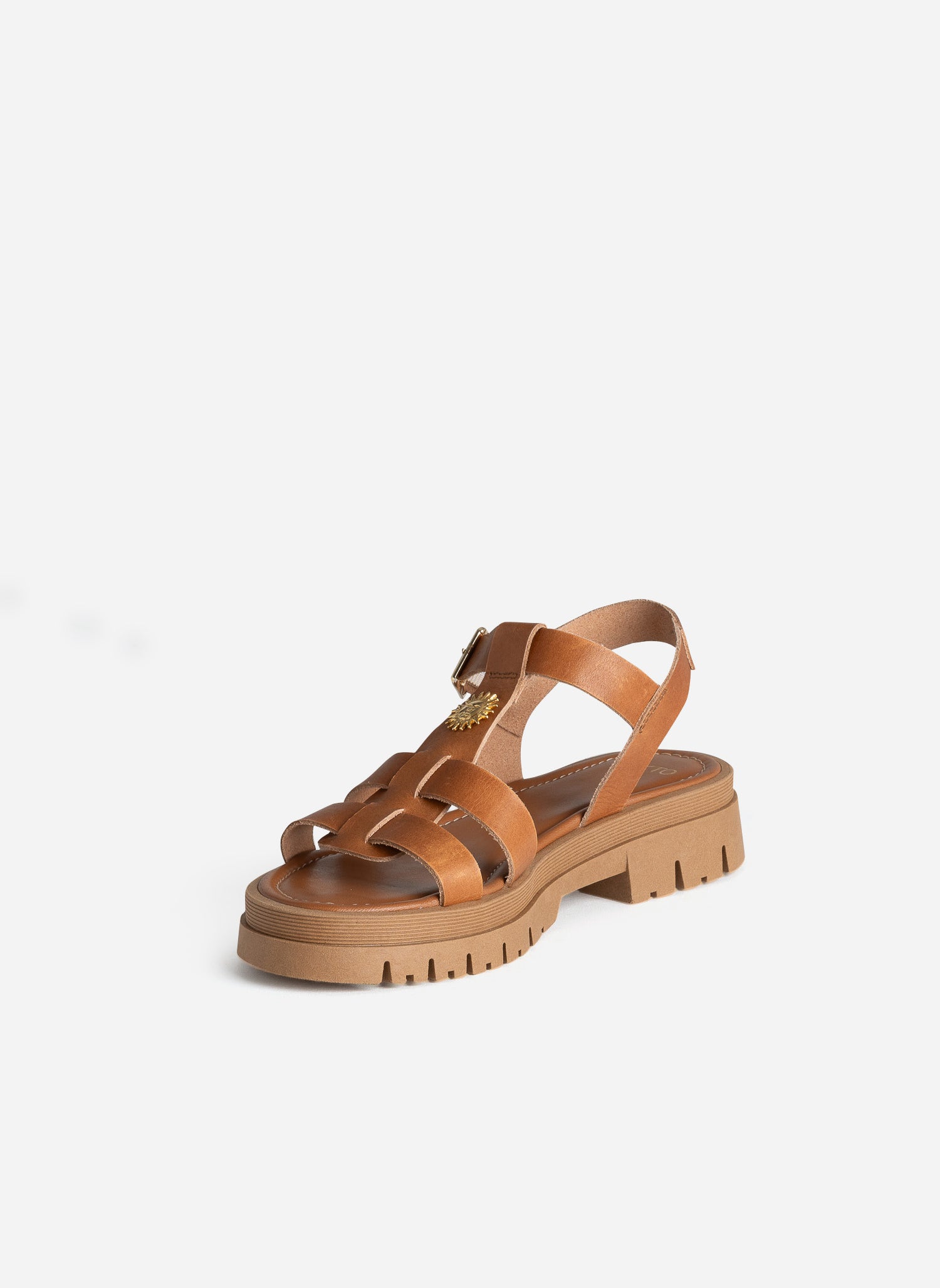 Sandales NANOU femme marron Eram Sandales NANOU femme marron Cognac