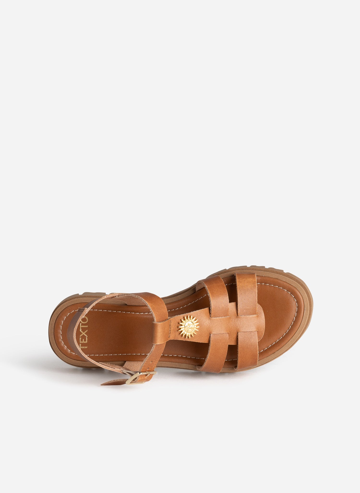 Sandales NANOU femme marron Eram Sandales NANOU femme marron Cognac