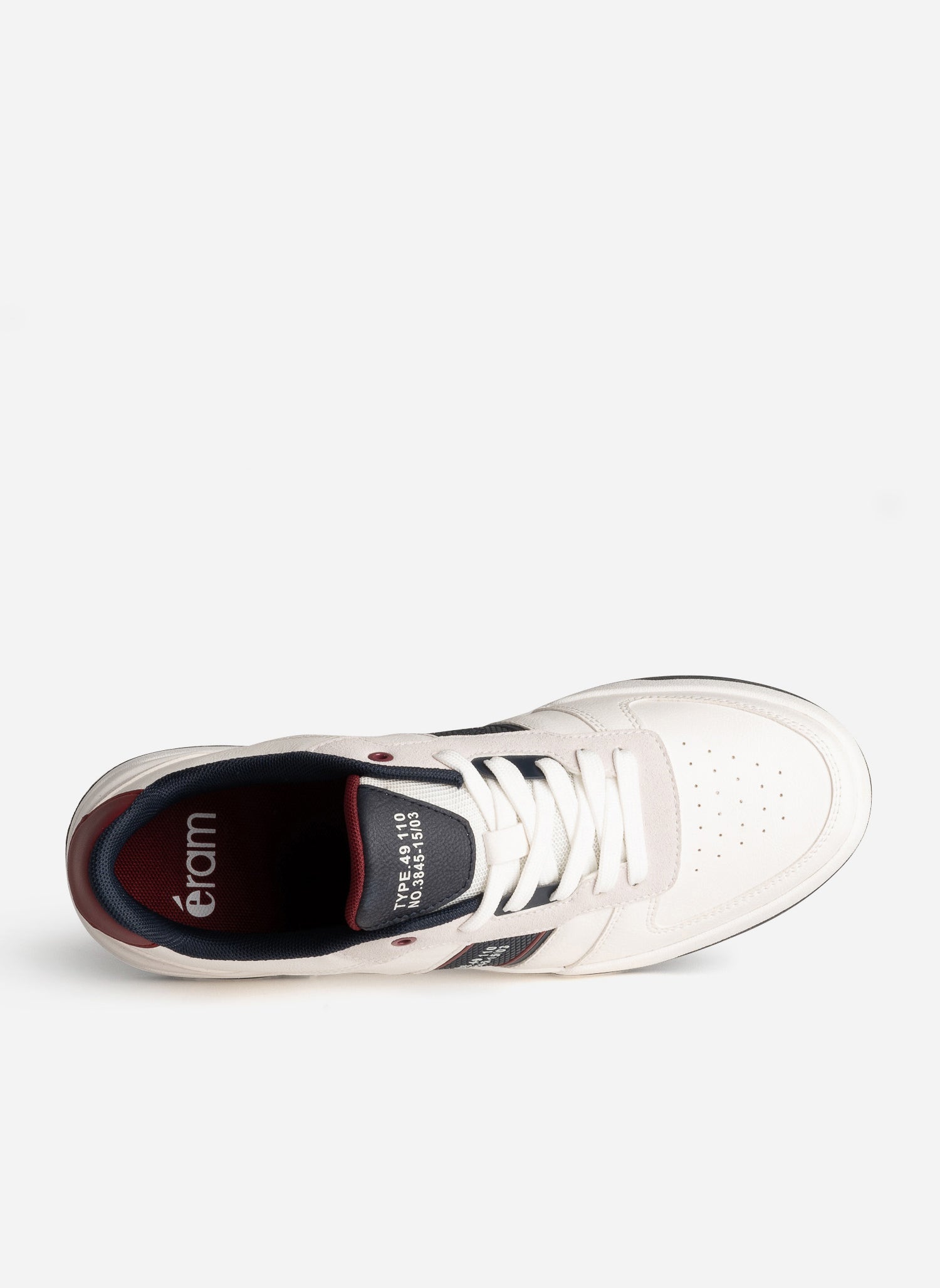 Baskets basses DOMINIQUE homme blanc Eram Baskets basses DOMINIQUE homme blanc Blanc