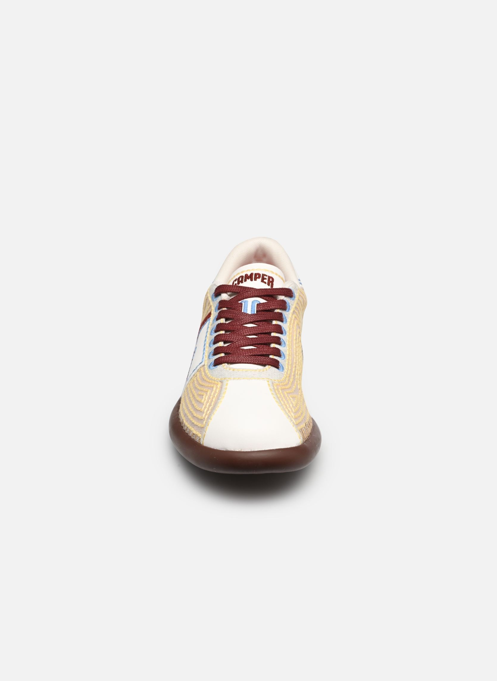 Baskets Psoller K201858 femme jaune Camper Baskets Psoller K201858 femme jaune Neptune Emb.Flora-Oat-Pipe