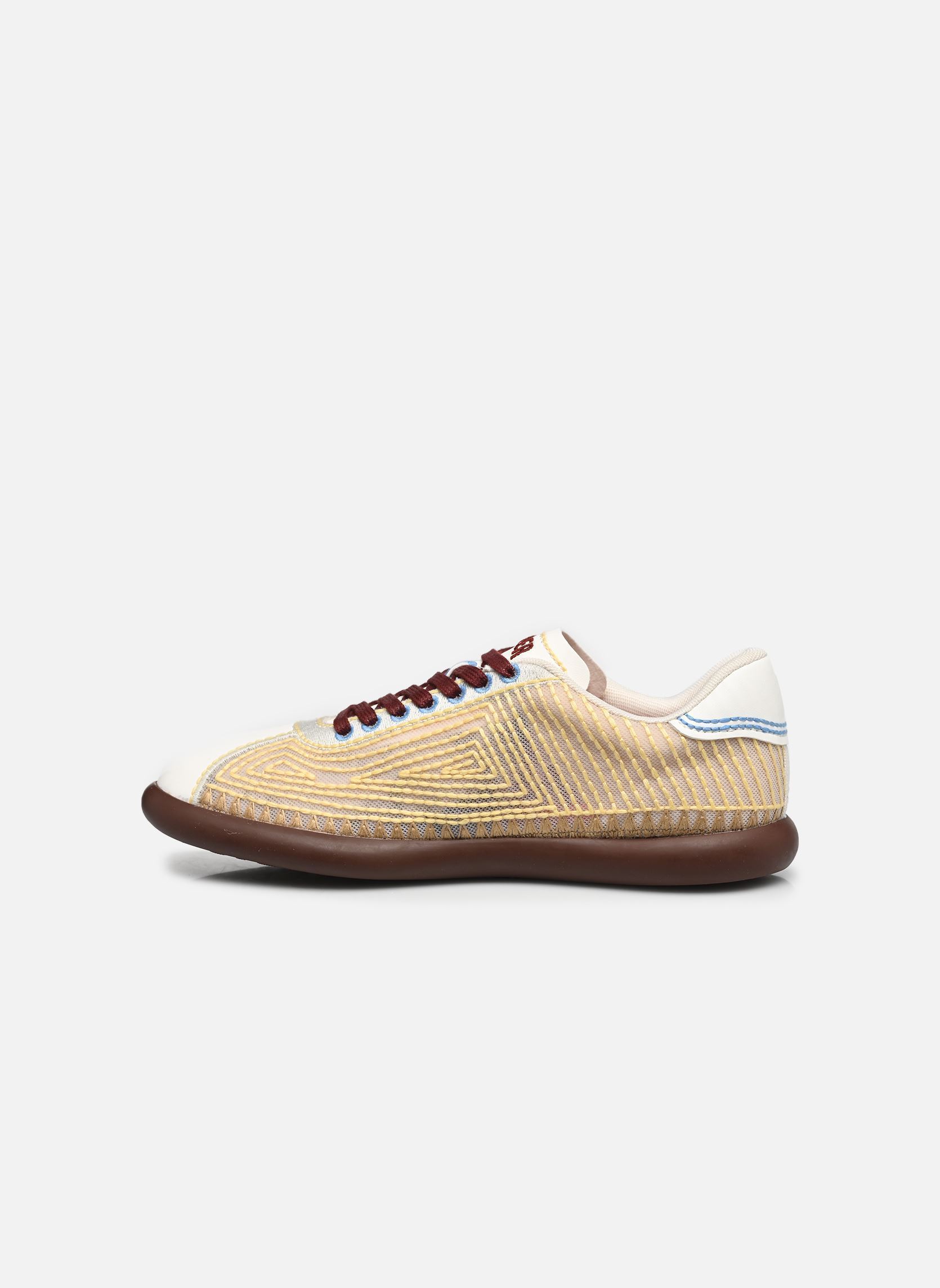 Baskets Psoller K201858 femme jaune Camper Baskets Psoller K201858 femme jaune Neptune Emb.Flora-Oat-Pipe